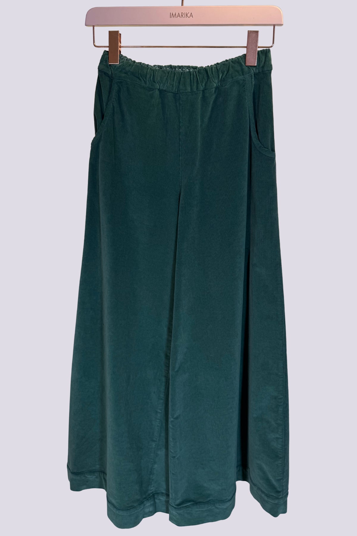 Pantalone ampio verde