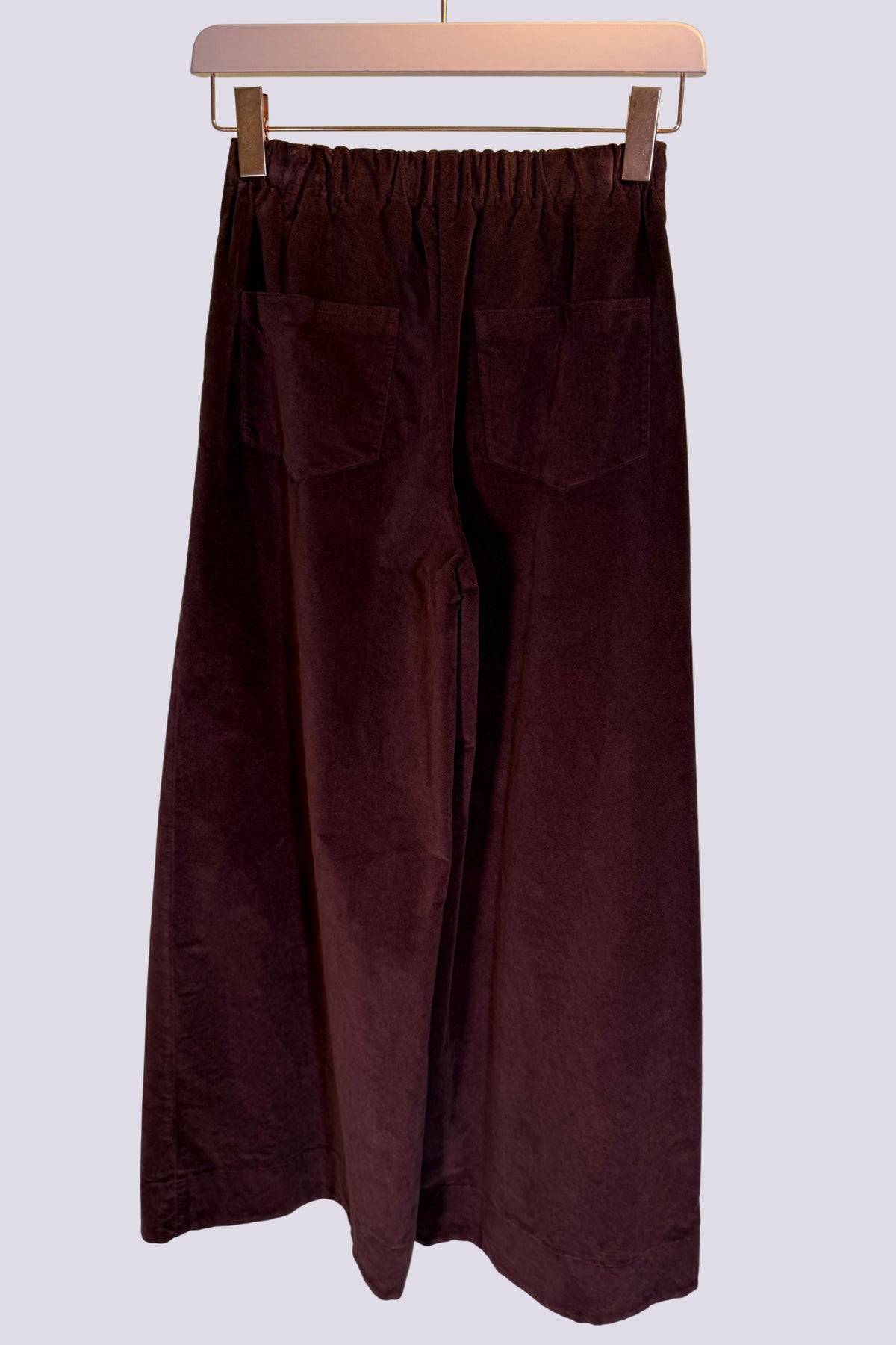 Pantalone ampio bordeaux