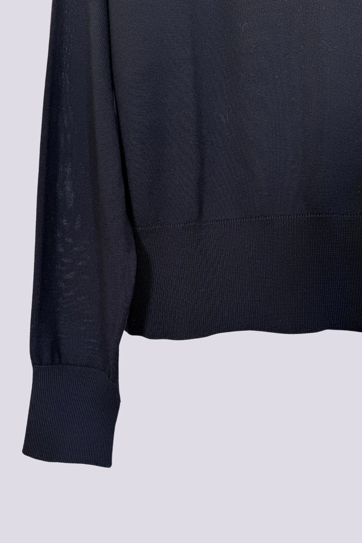 Maglia scollo a V blu