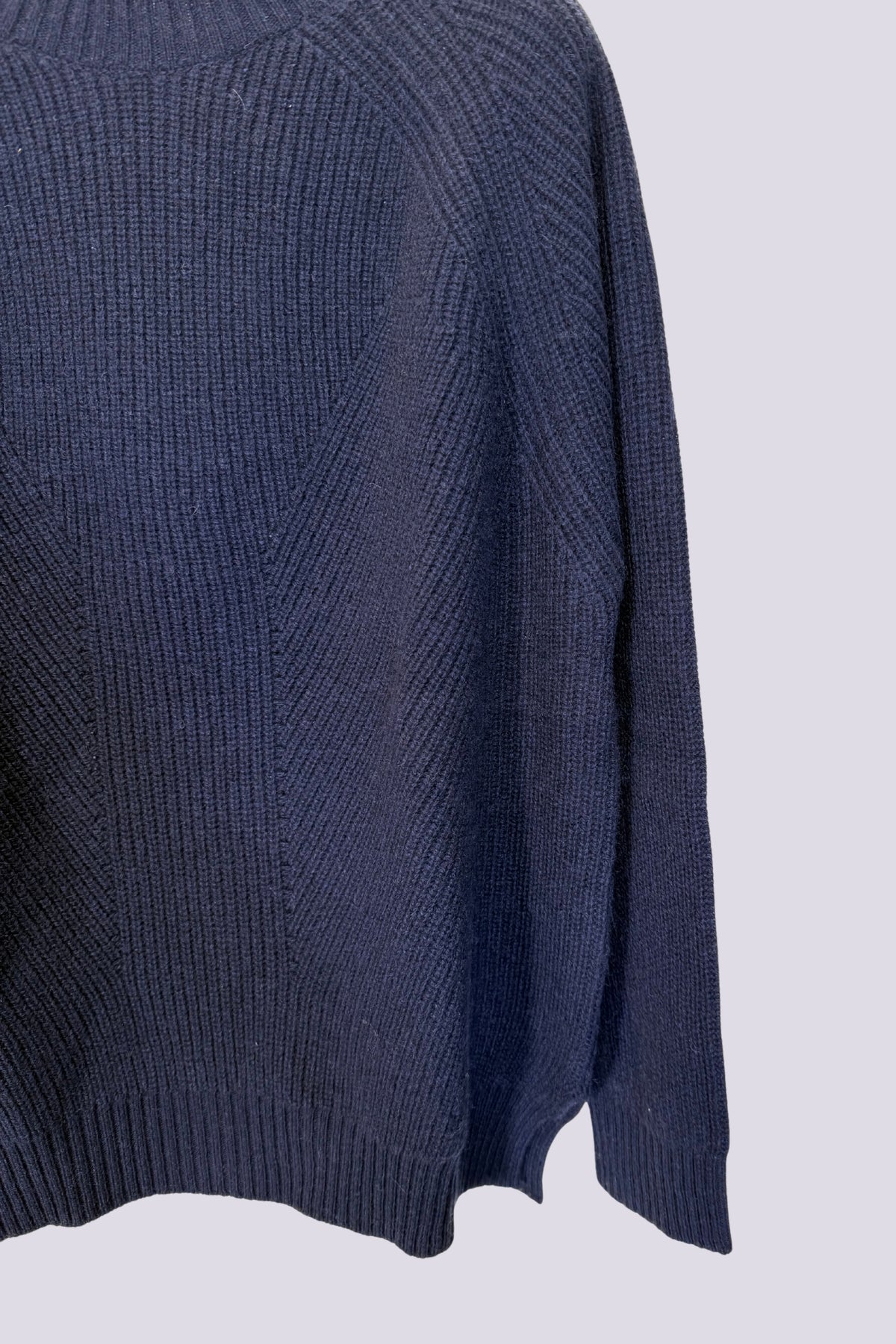Maglia girocollo blu