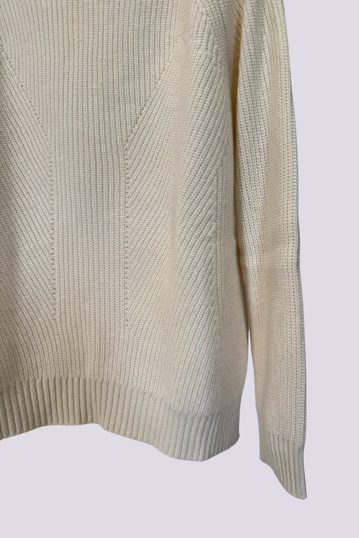 Maglia girocollo latte