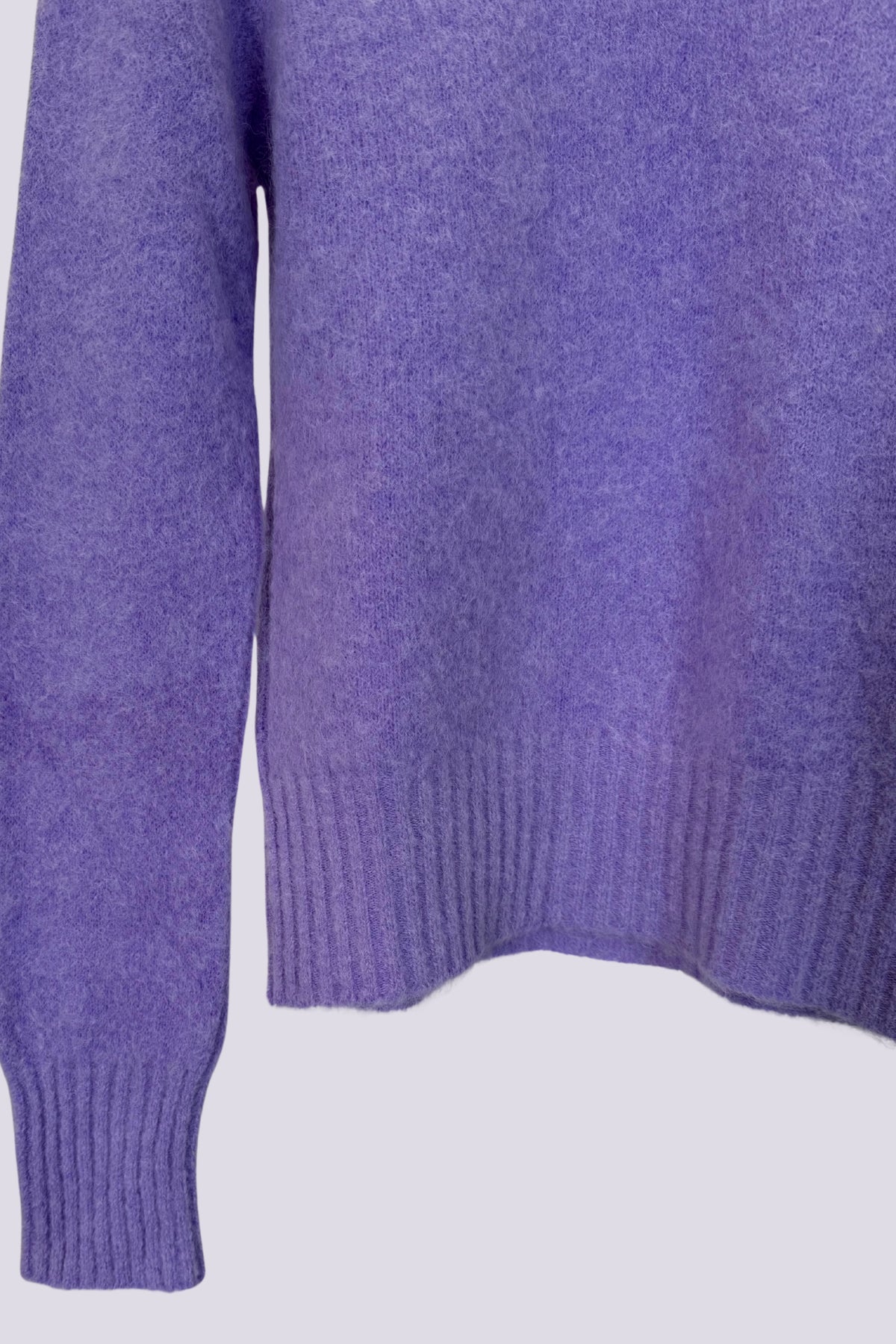 Maglia a girocollo lilla