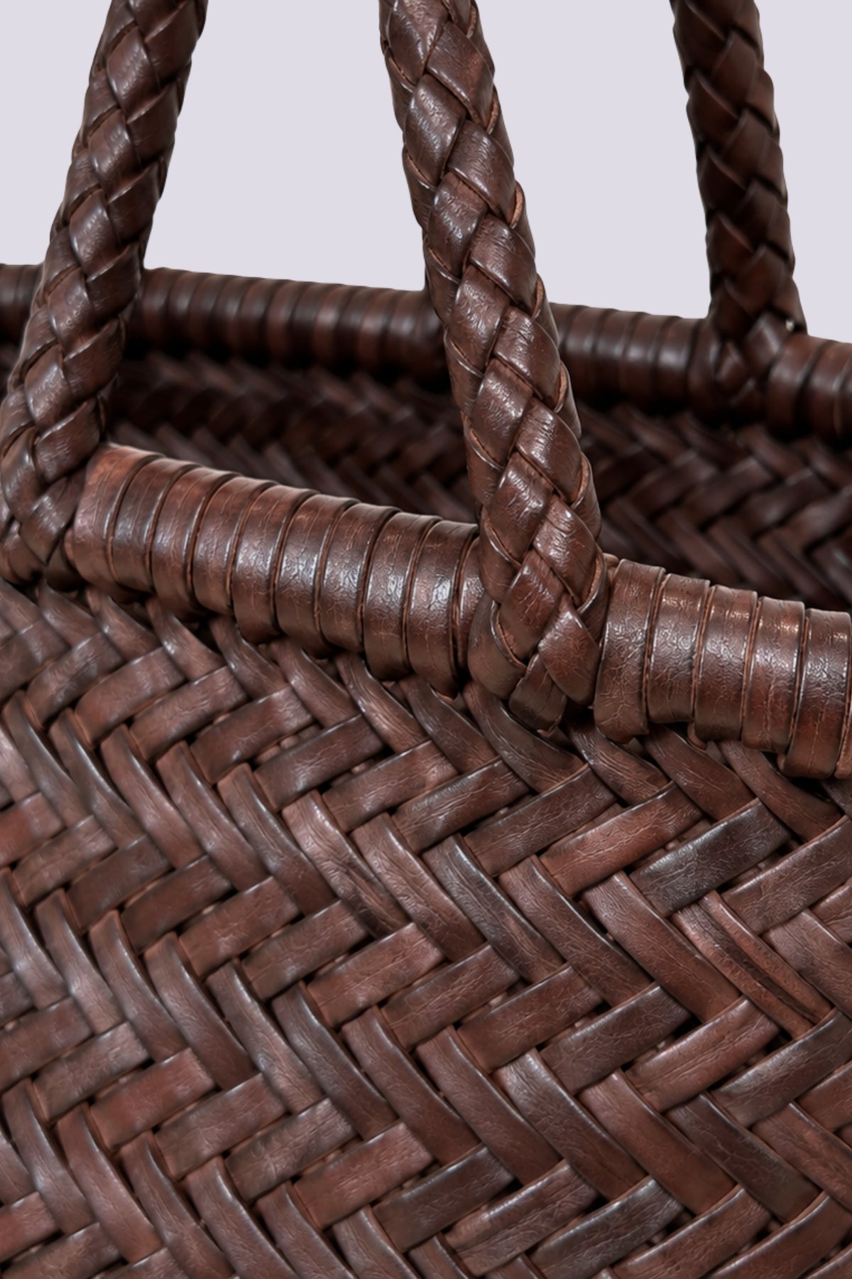 Borsa bamboo marrone