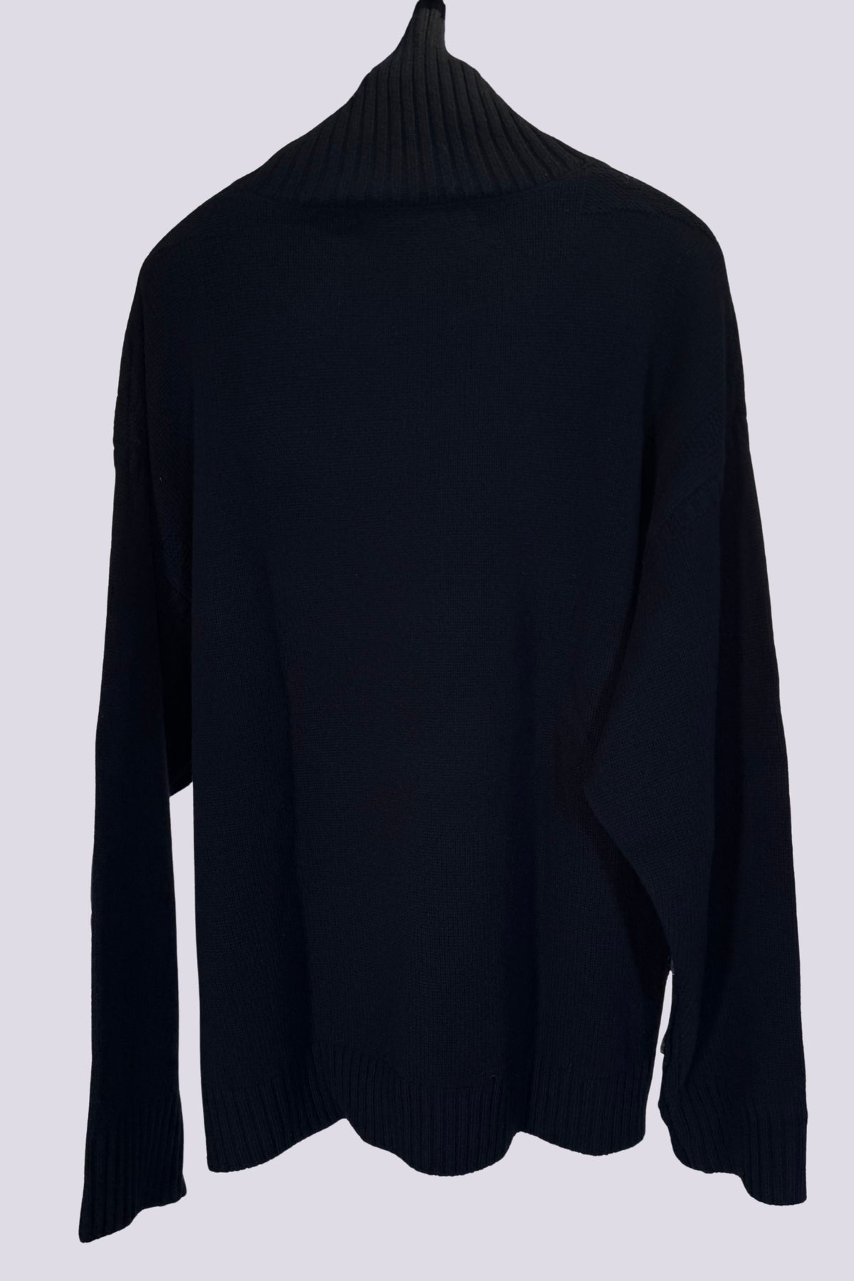 Maglione oversize nero