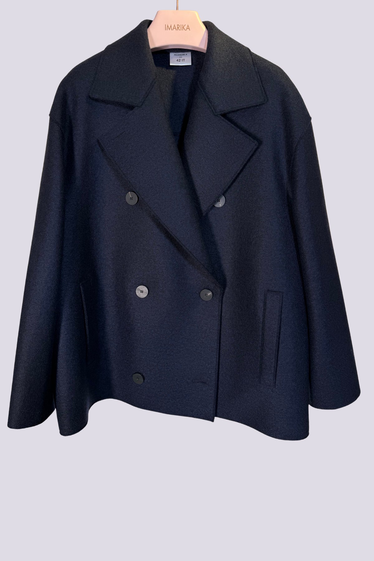 Peacoat blu oversize