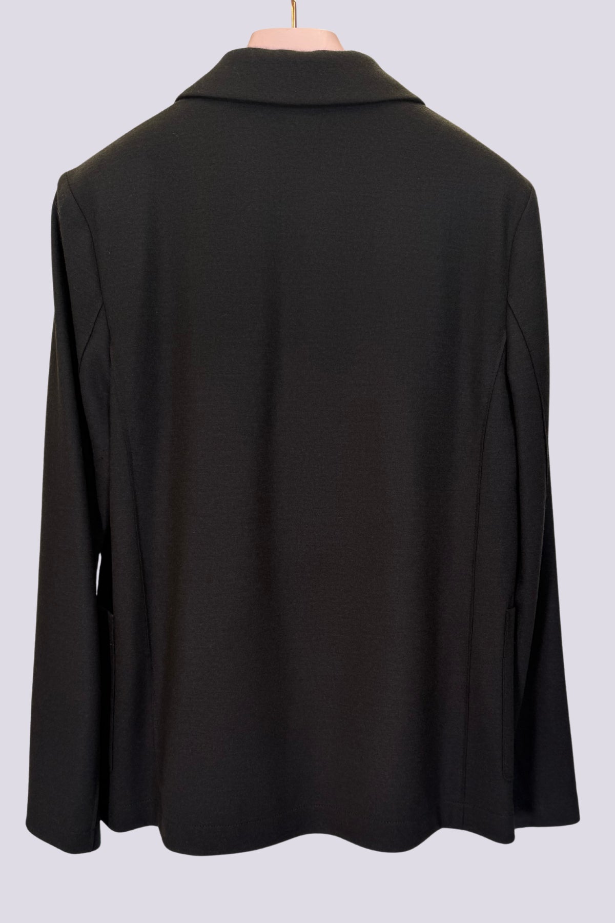 Giacca monopetto marrone scuro