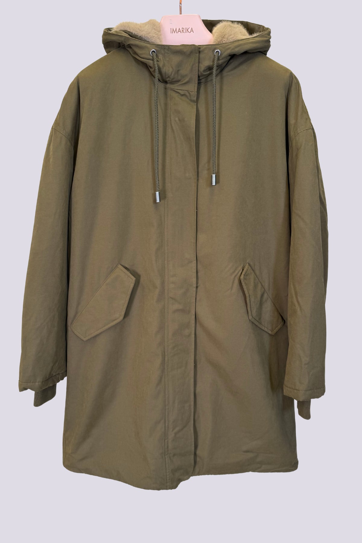 Giacca Parka verde