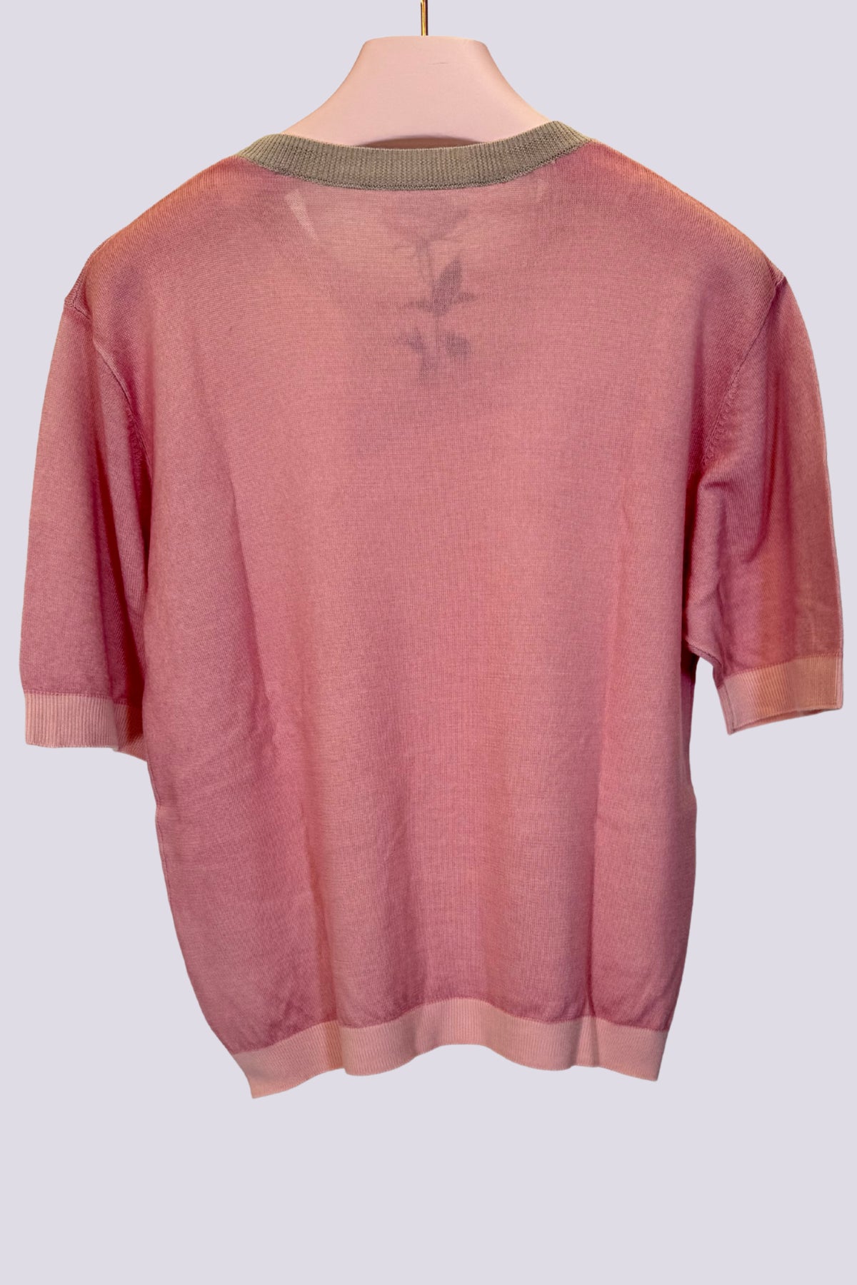 Maglia a girocollo rosa