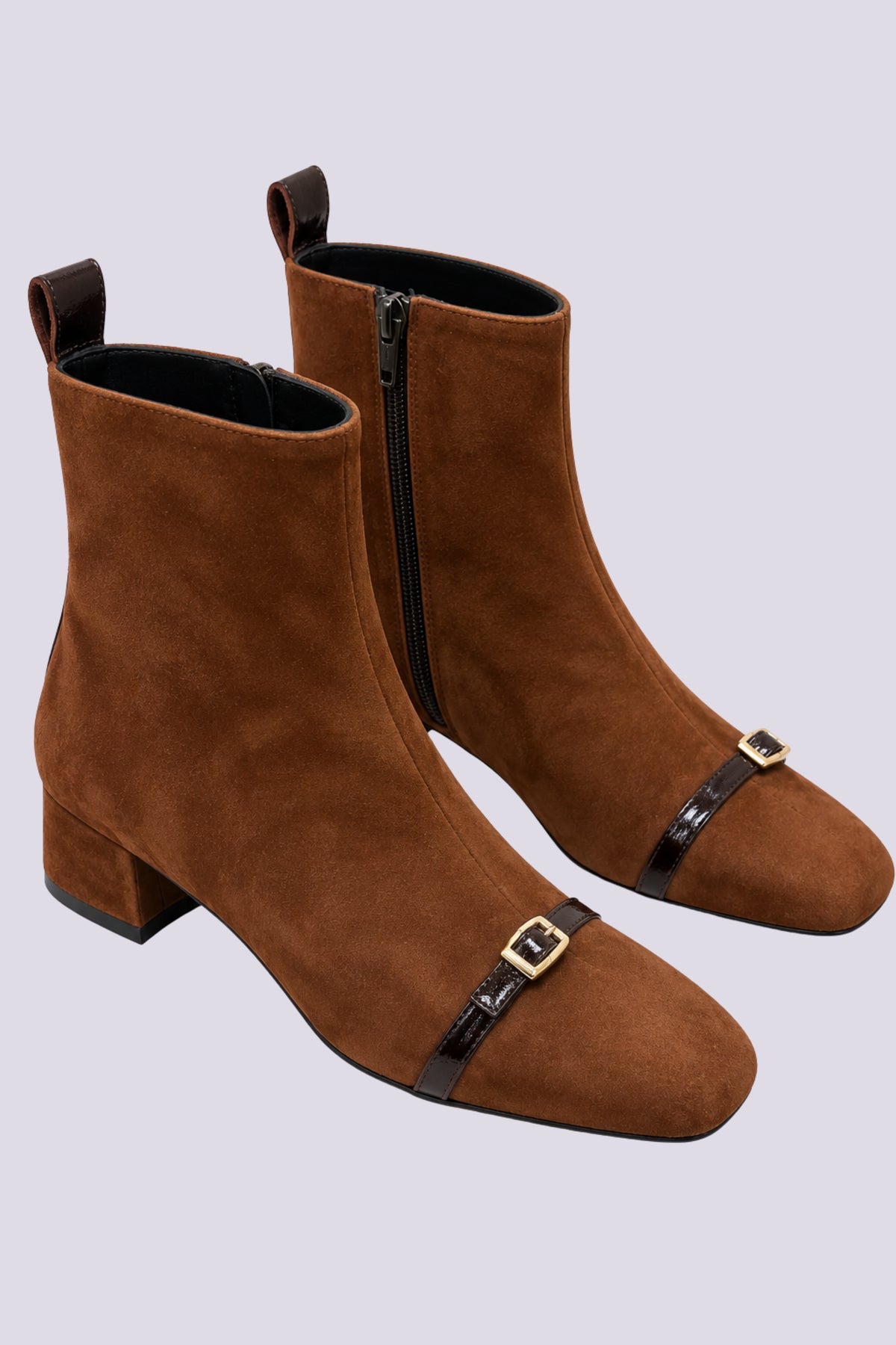 STIVALETTO SUEDE MARRONE