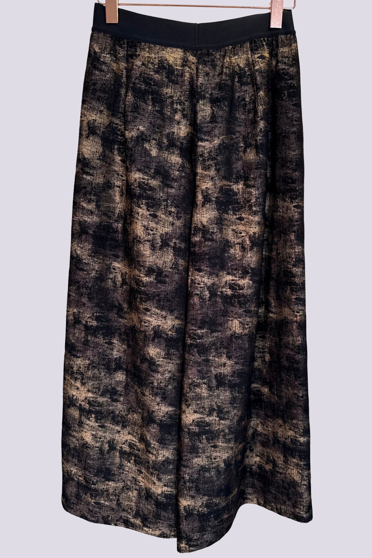 Pantalone ampio oro nero