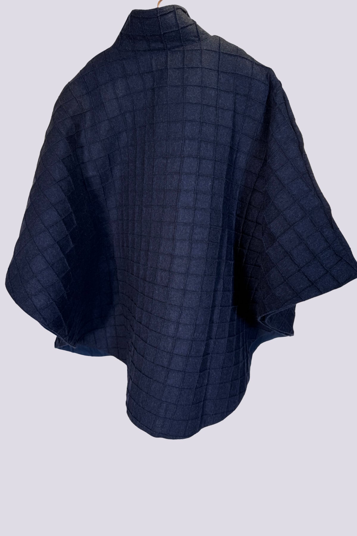 Cappa con texture a quadri
