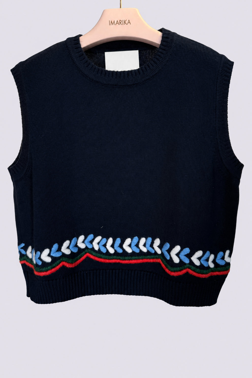 Gilet con ricamo