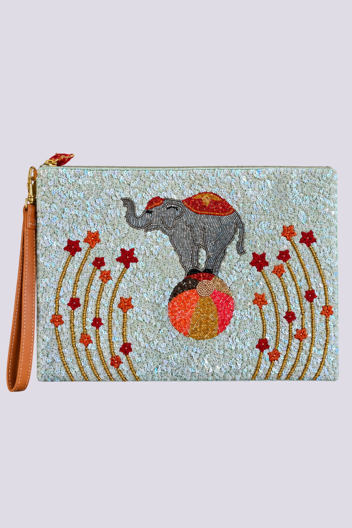 Pouch elefante azzurro