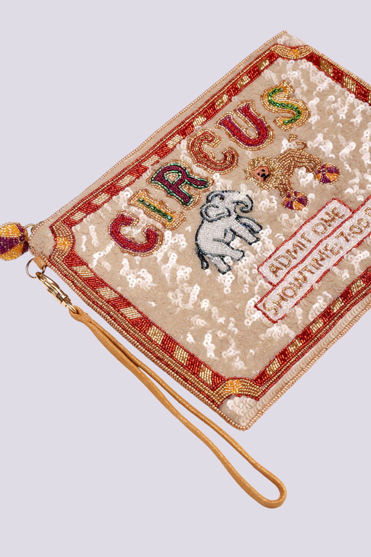 Pouch circus beige