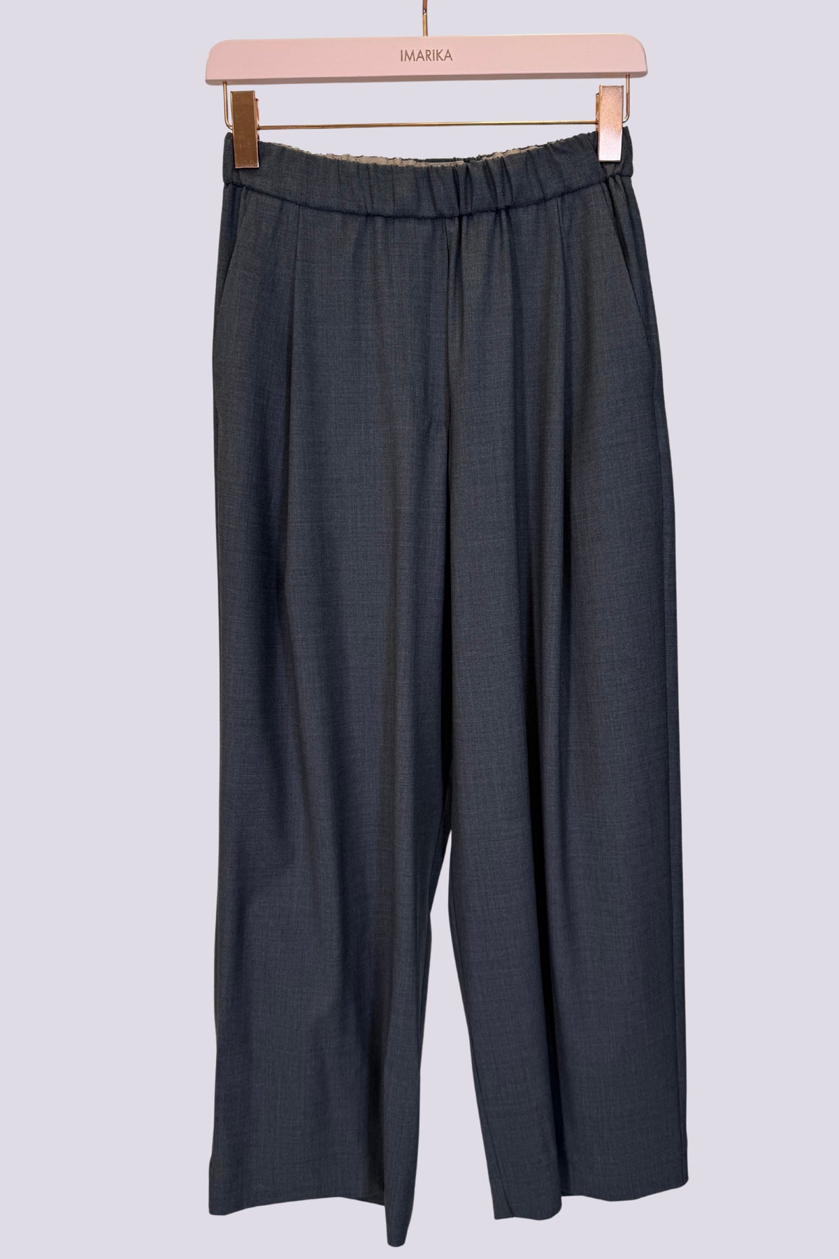 Pantaloni grigio in Lana