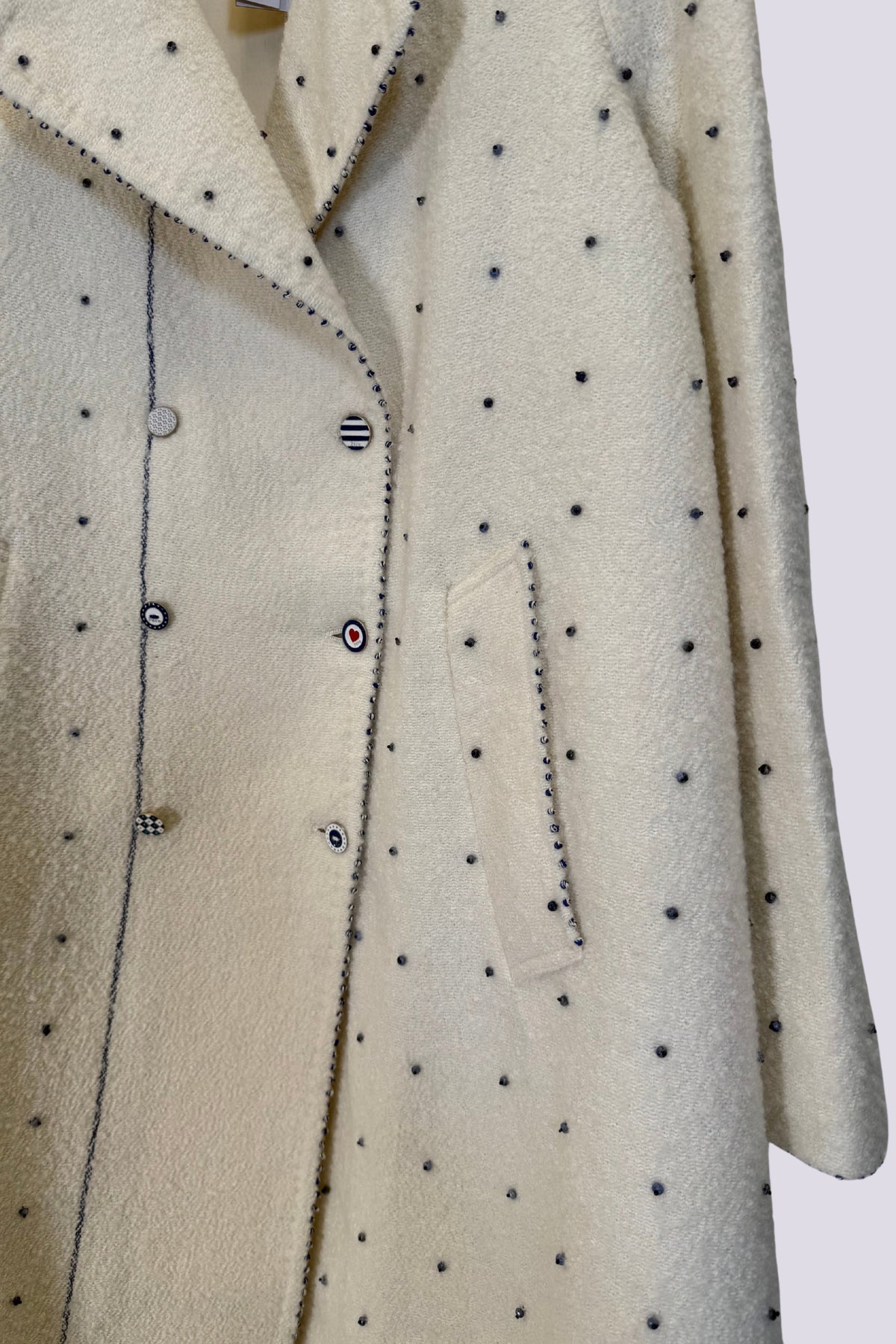 Cappotto con perline