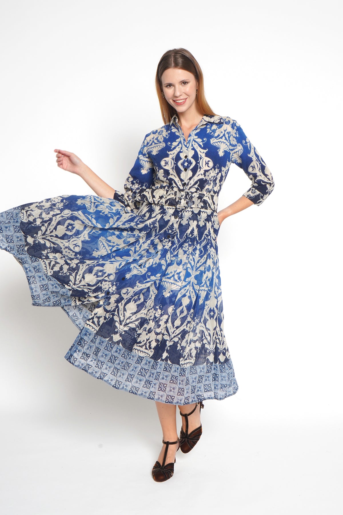 Abito Audrey blu