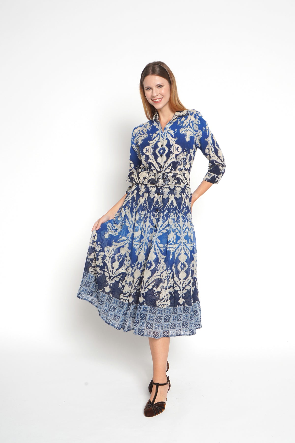 Abito Audrey blu