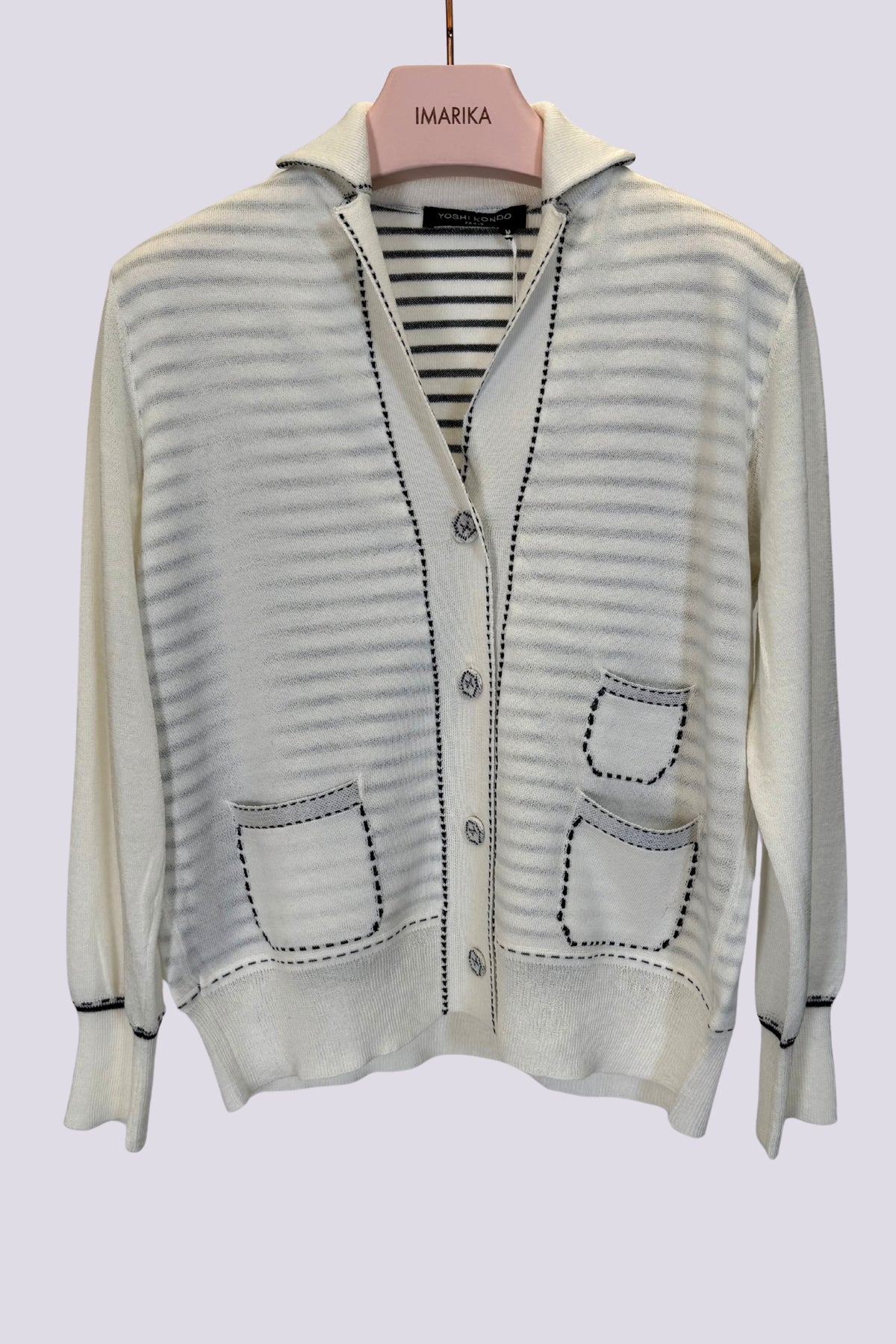 Cardigan sand bianco