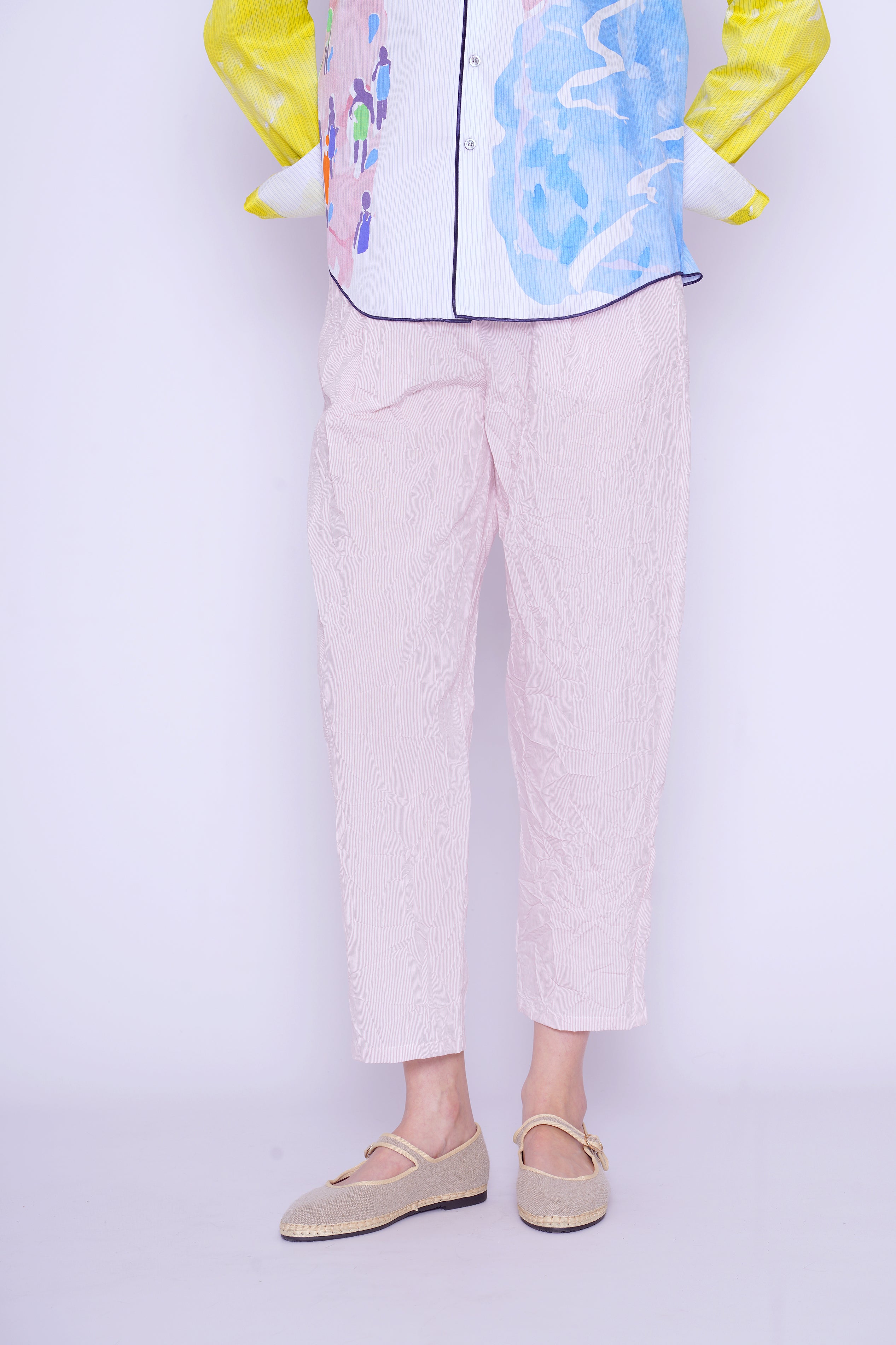 PANTALONI A RIGHE