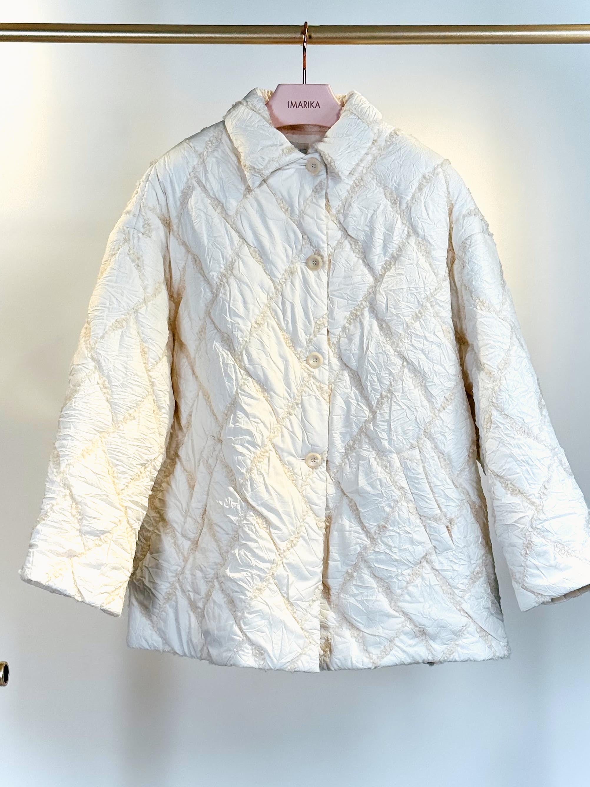 Piumino bianco DEVA 25188PANNA FRIDA ZAZOU