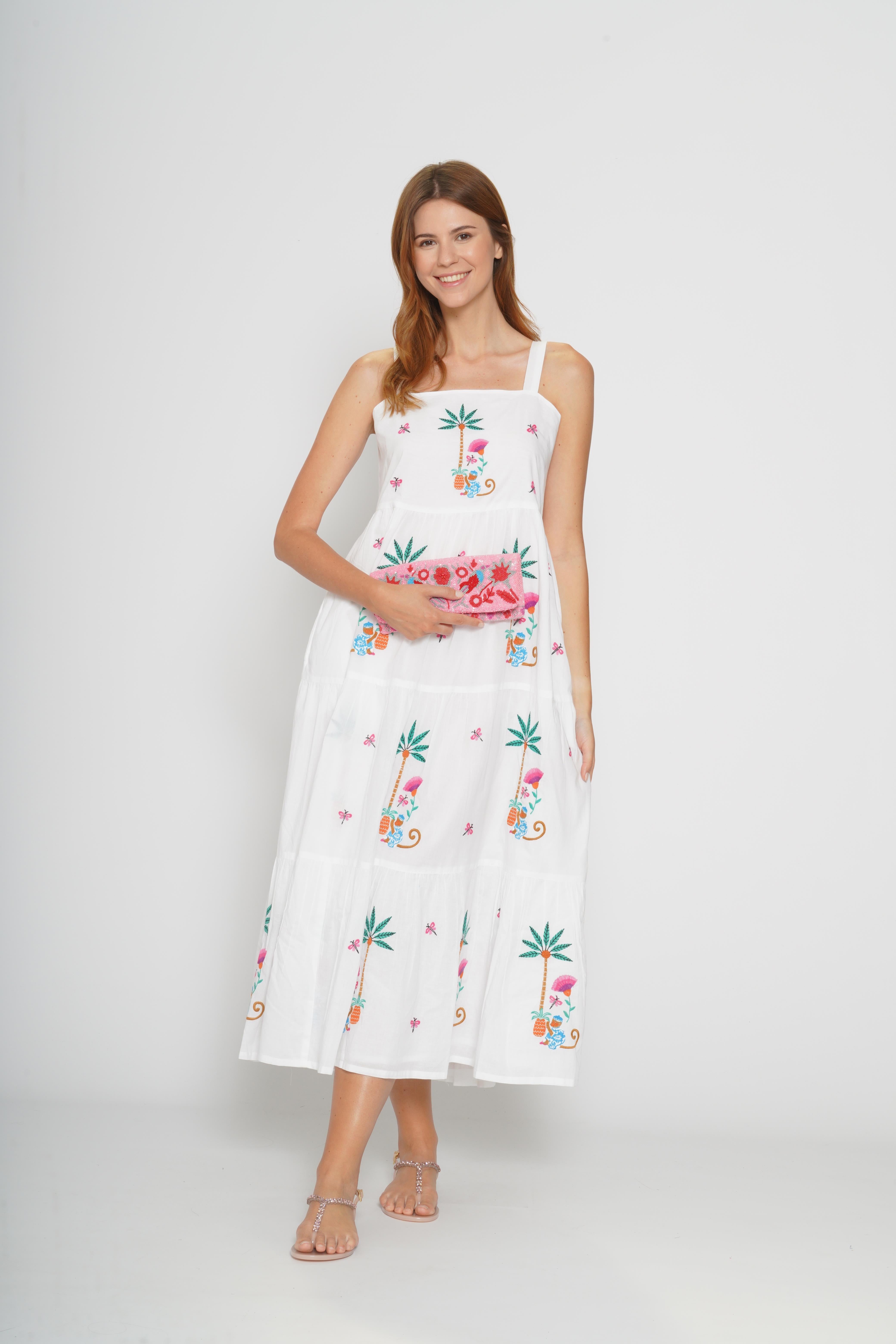 Abito Cornflower bianco