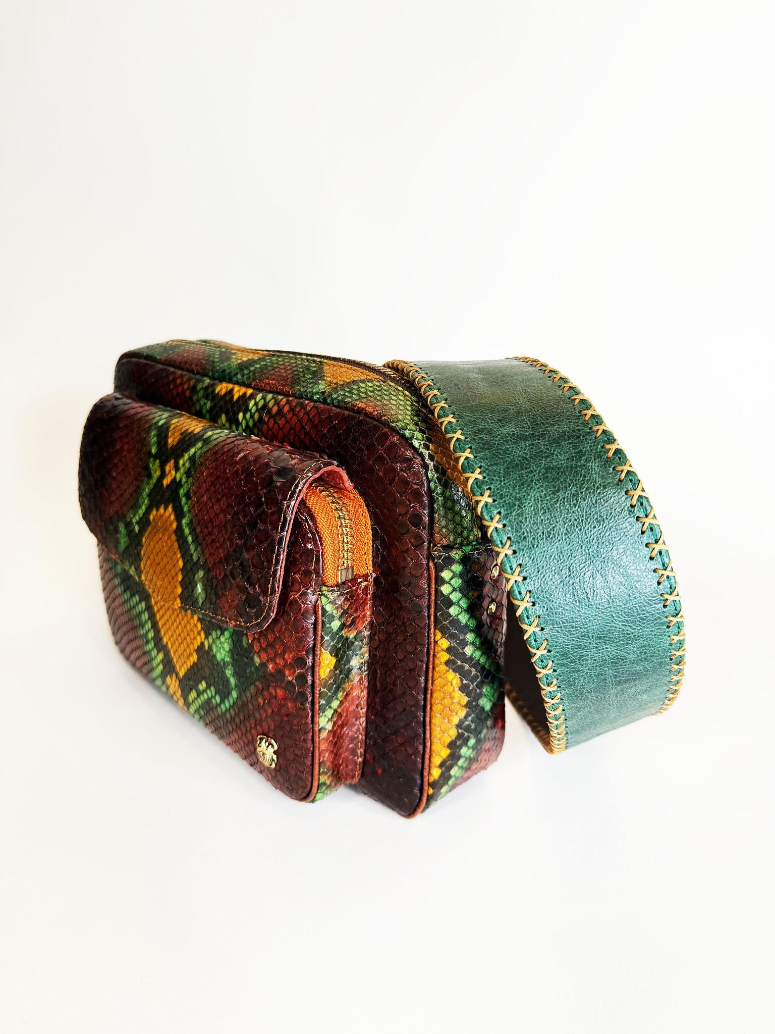 Borsa in pitone BIG CHARLYOASIS MULTI CLARIS VIROT