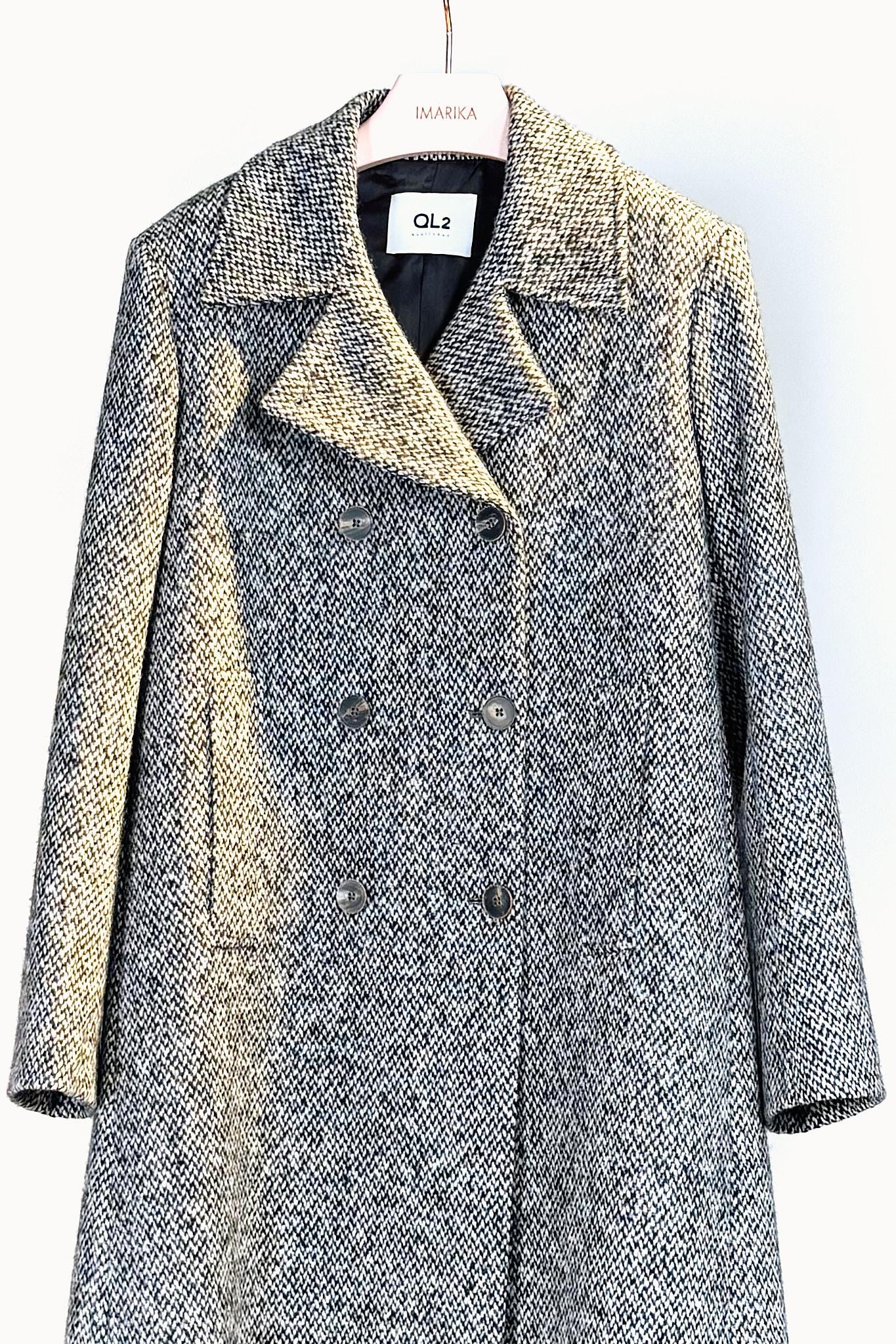 Cappotto doppiopetto ZARINA JACKETSALE PEPE MULTI QUELLEDUE
