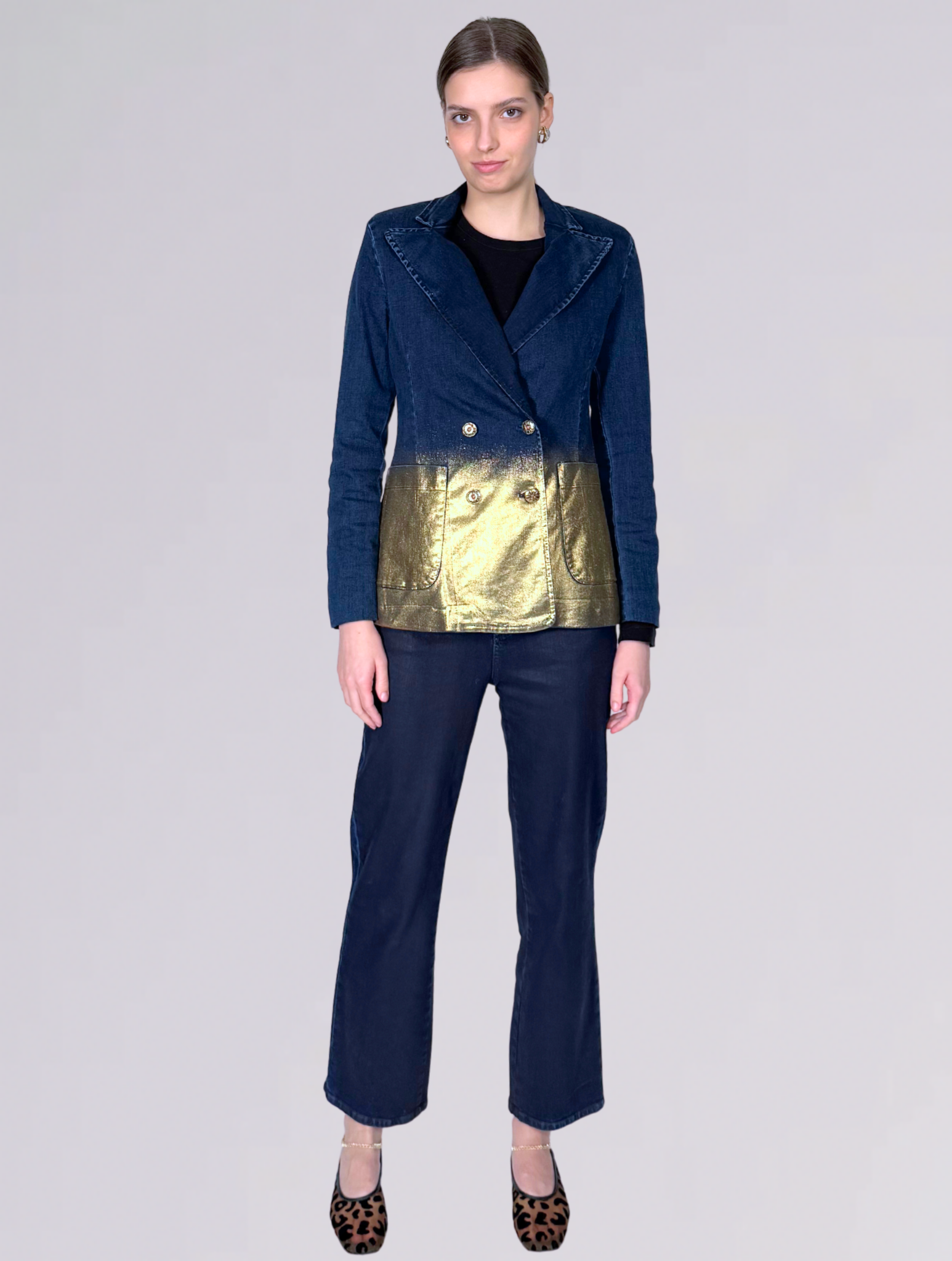 Jeans corto SOPHIEBLU shaft