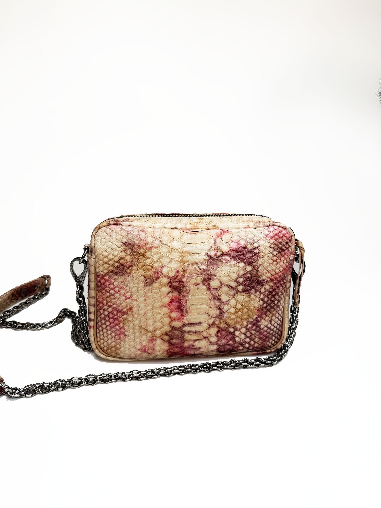 Borsa in pitone CHARLYAMPHORA ROSA CLARIS VIROT