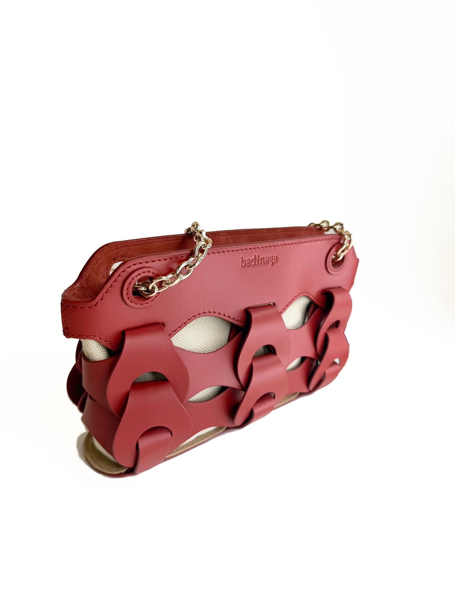 Tracolla in pelle FLORIA MINIROSSO BADINAGE