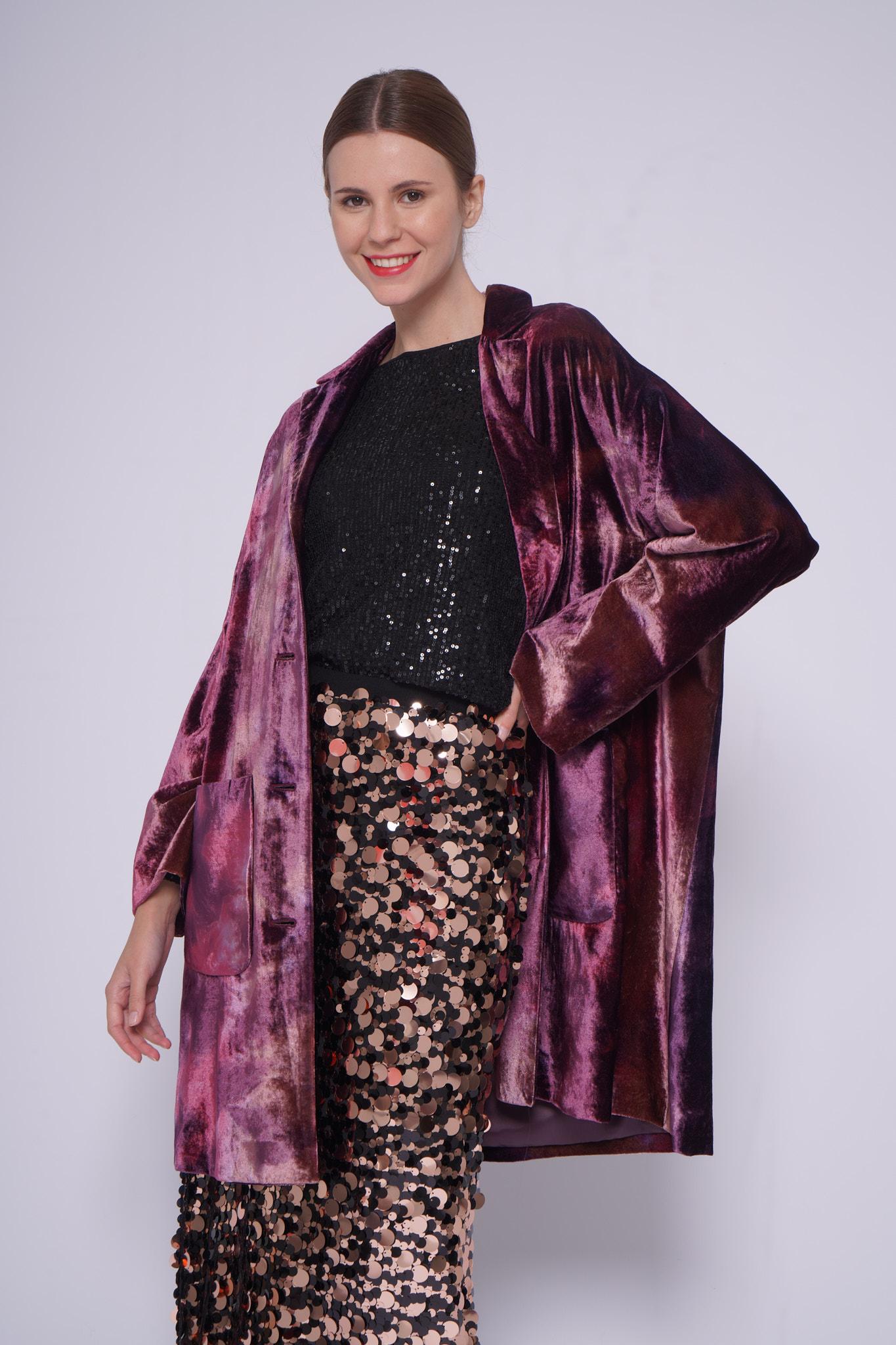 Spolverino velluto PAULVELLUTO VIOLA KILTIE