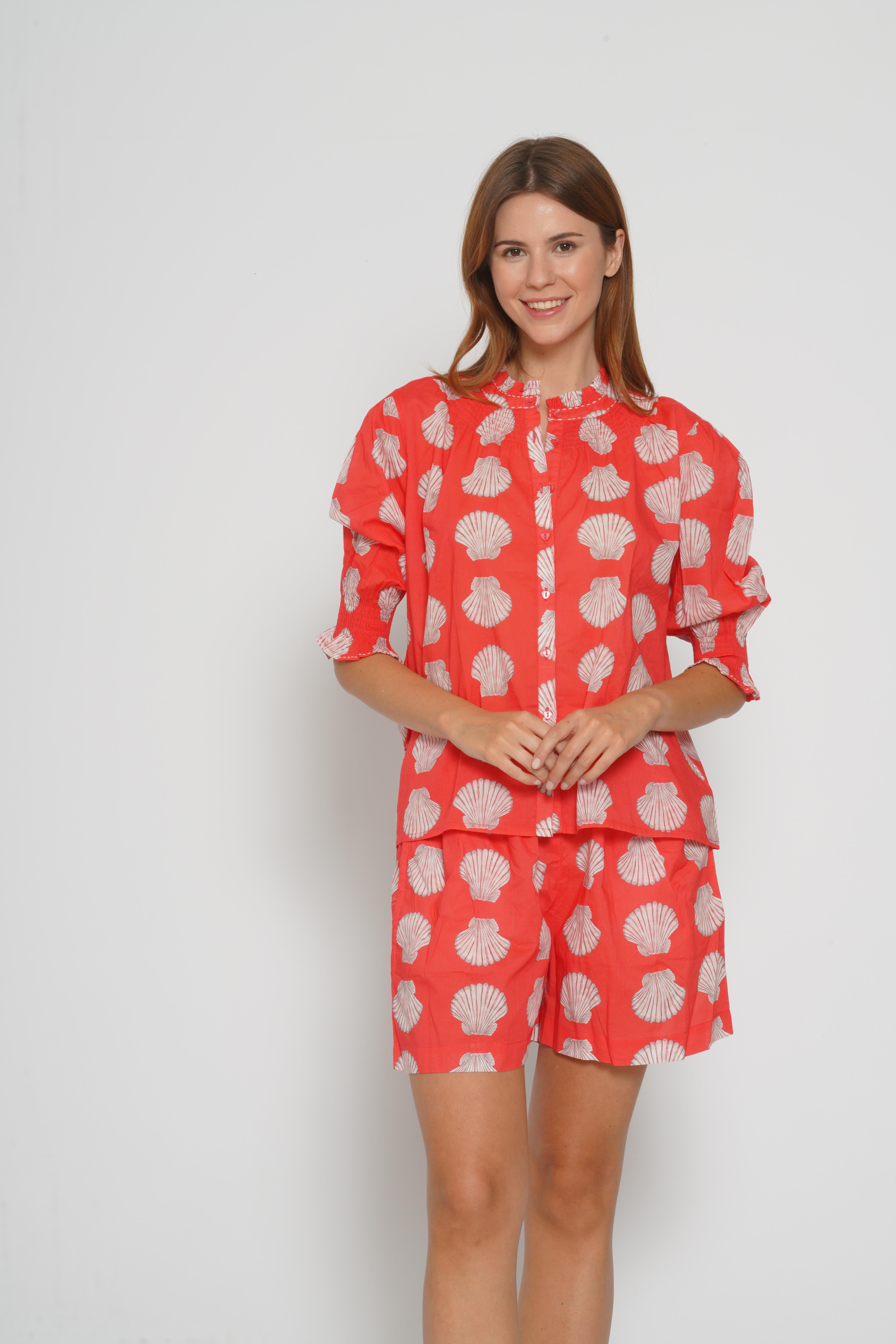 Camicia con conchiglie