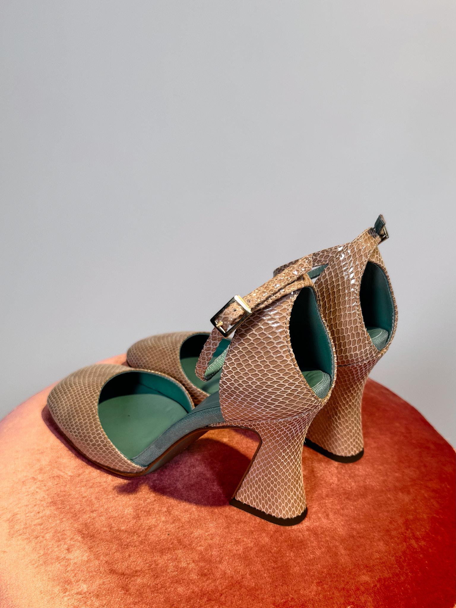 Scarpe con tacco Beige 3521SALIZARD BEIGE PAOLA D'ARCANO