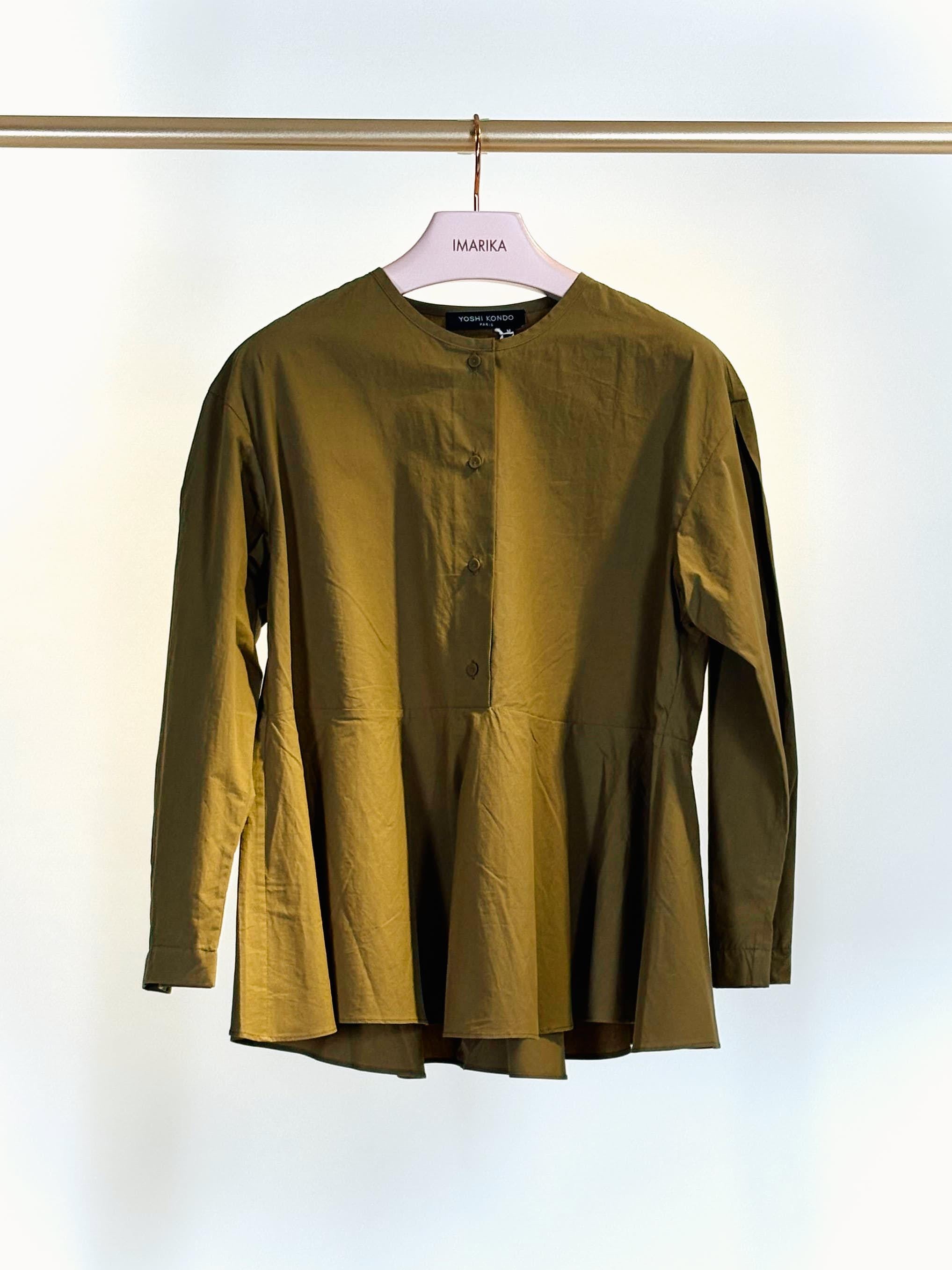 Camicia cotone TB03GRASS VERDE Yoshi Kondo