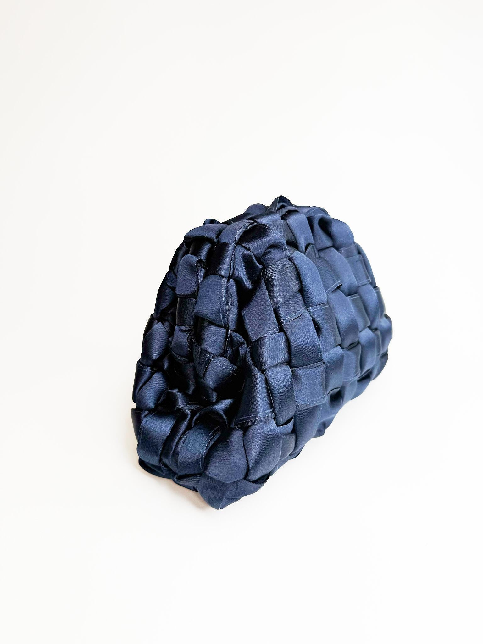 Clutch in satin MINI GAMEBLU MARIA La rosa