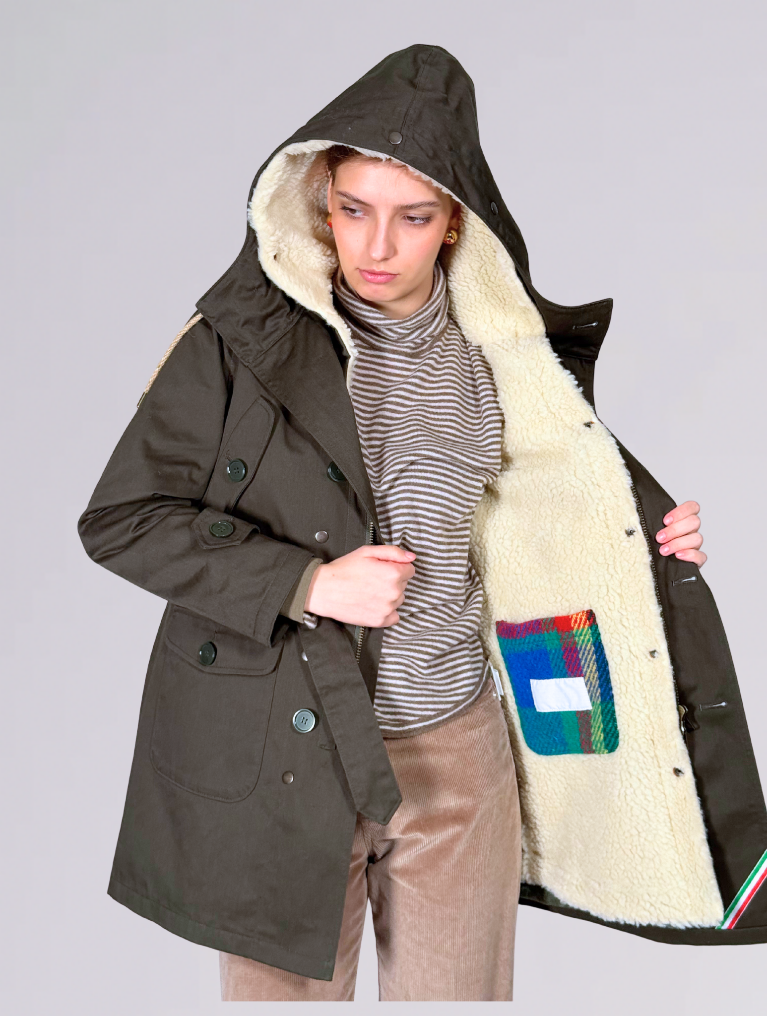 Parka ESKIMOMAXI DONNA VERDE Equipe 70