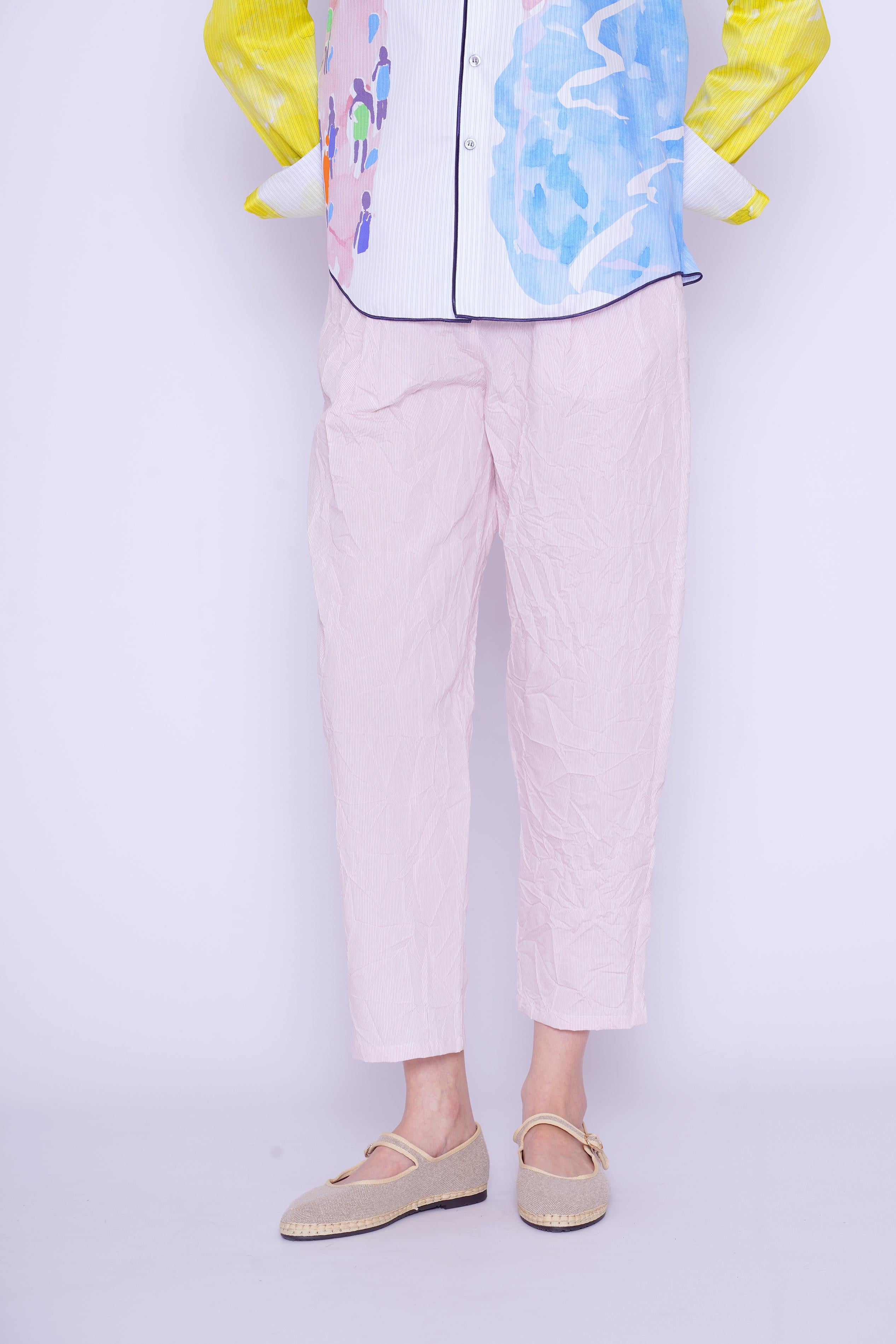 PANTALONI A RIGHE