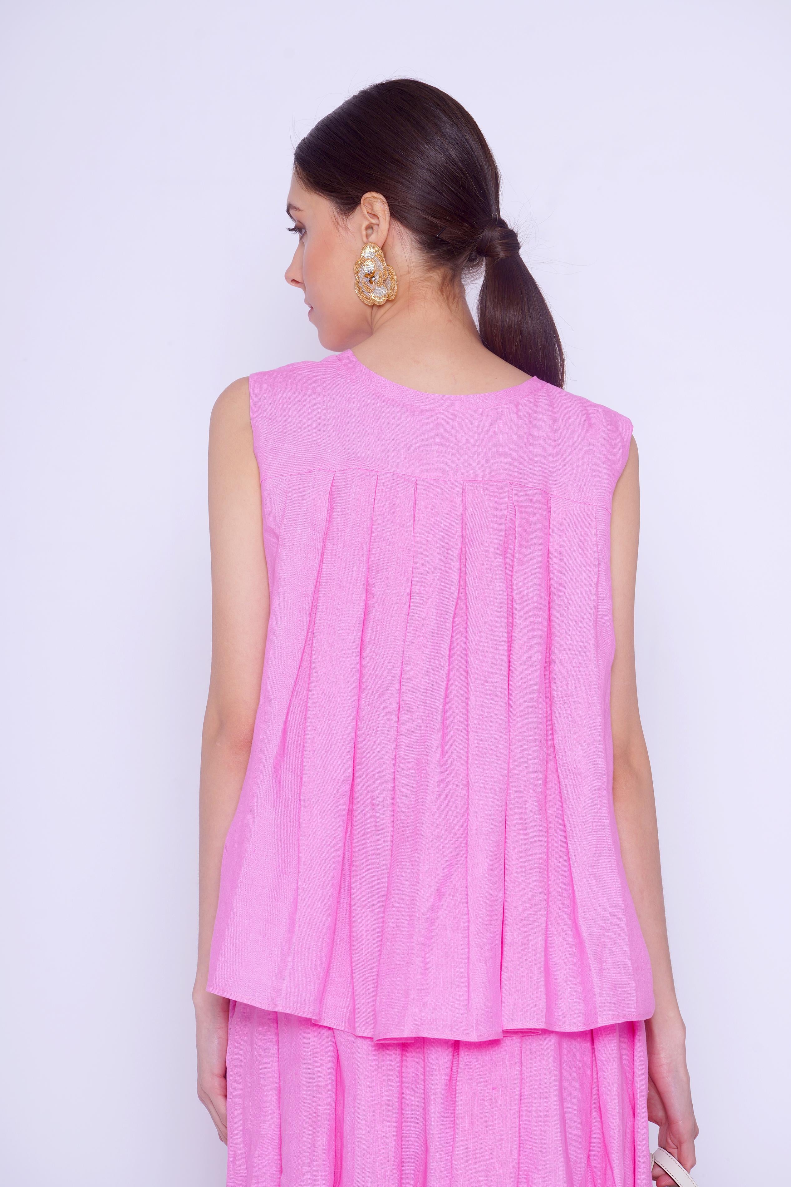 Top rosa bubble