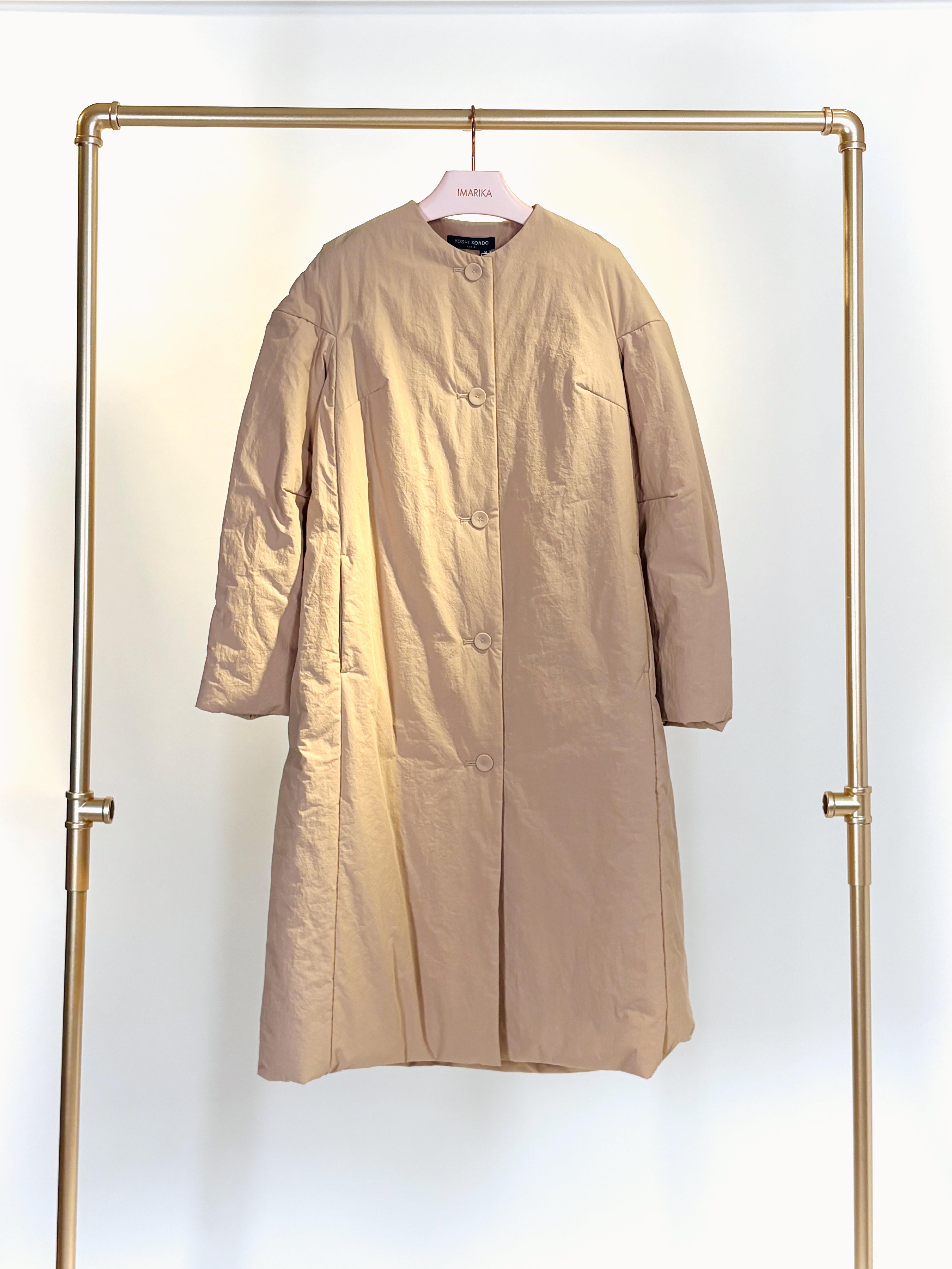 Piumino lungo TM06ACOCONUT BEIGE Yoshi Kondo