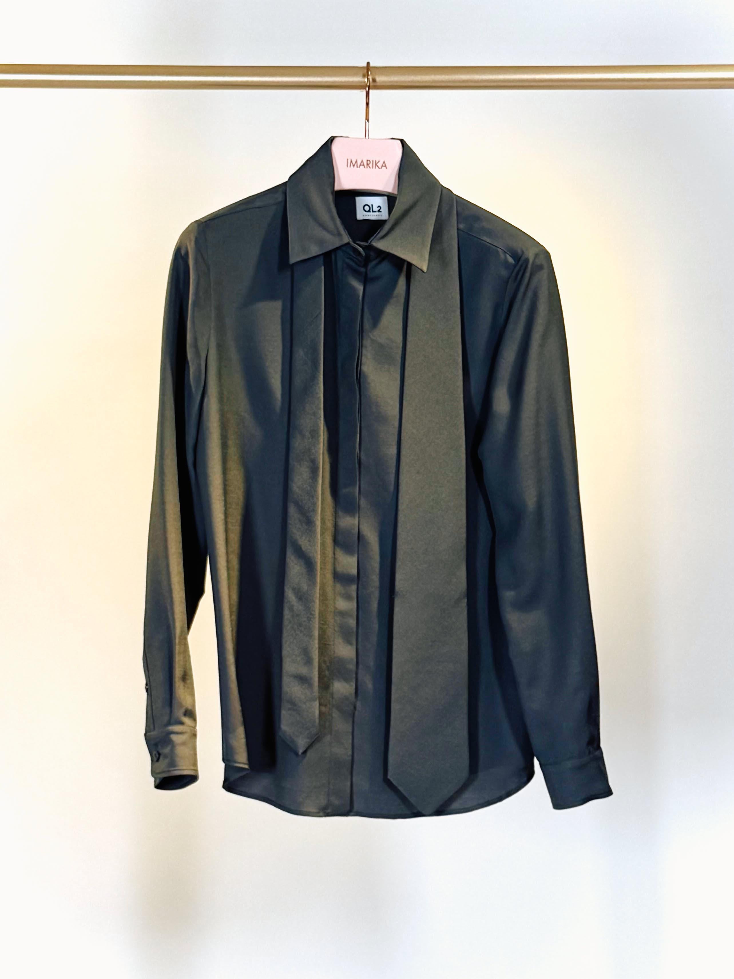 Camicia cravatta GIULIETTAGRIGIO QUELLEDUE