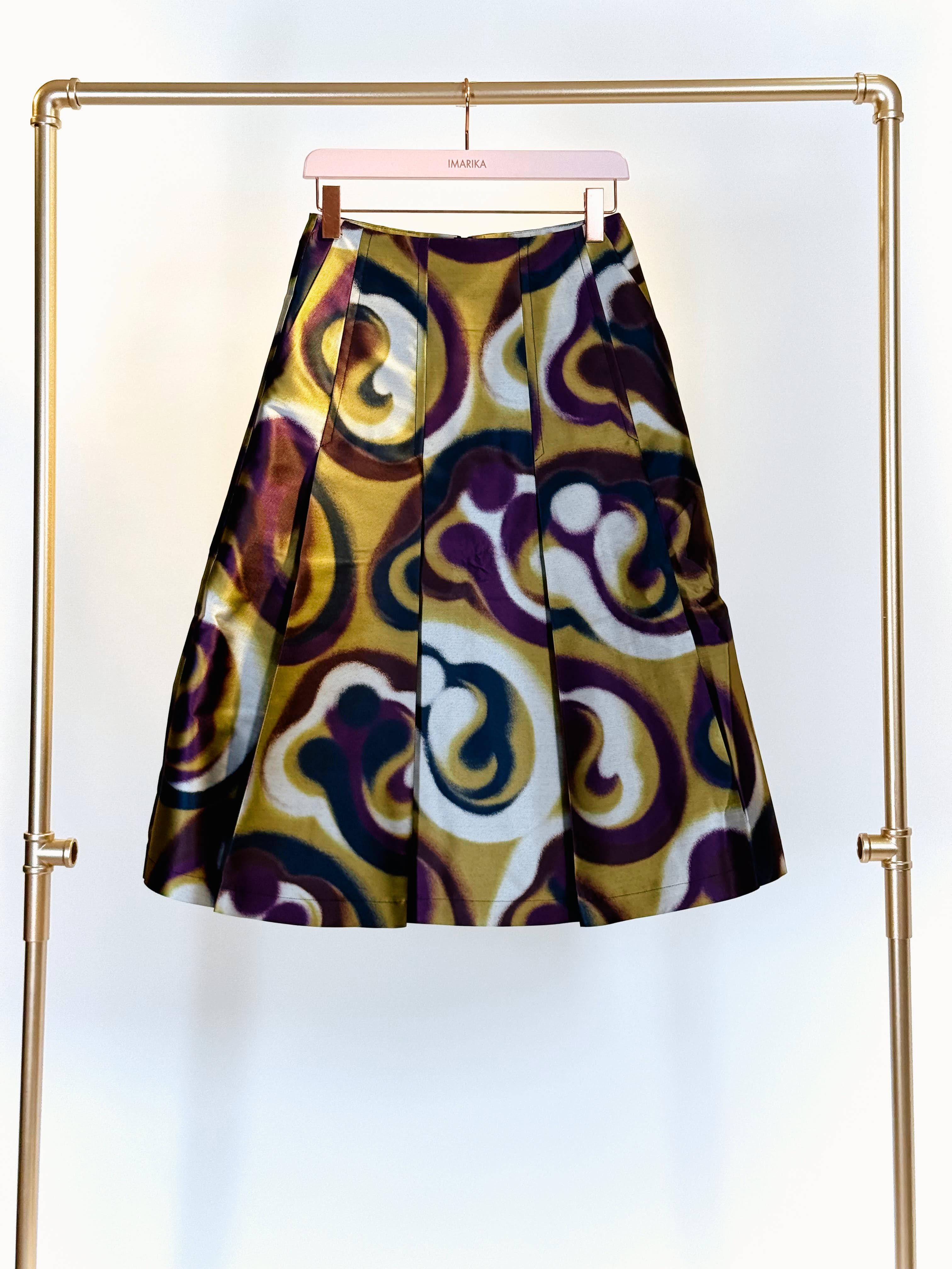 Gonna fantasia 52313VERDE MULTI ODEEH