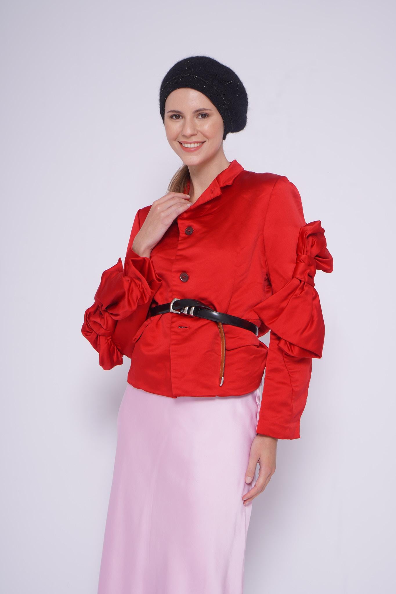 Giacca con fiocchi RP-J025FIOCCHI ROSSO Comme des Garcons