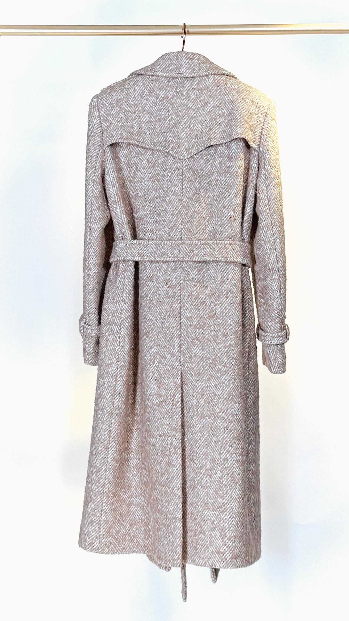 Cappotto spigato CAROLASPIGATO BEIGE Tagliatore