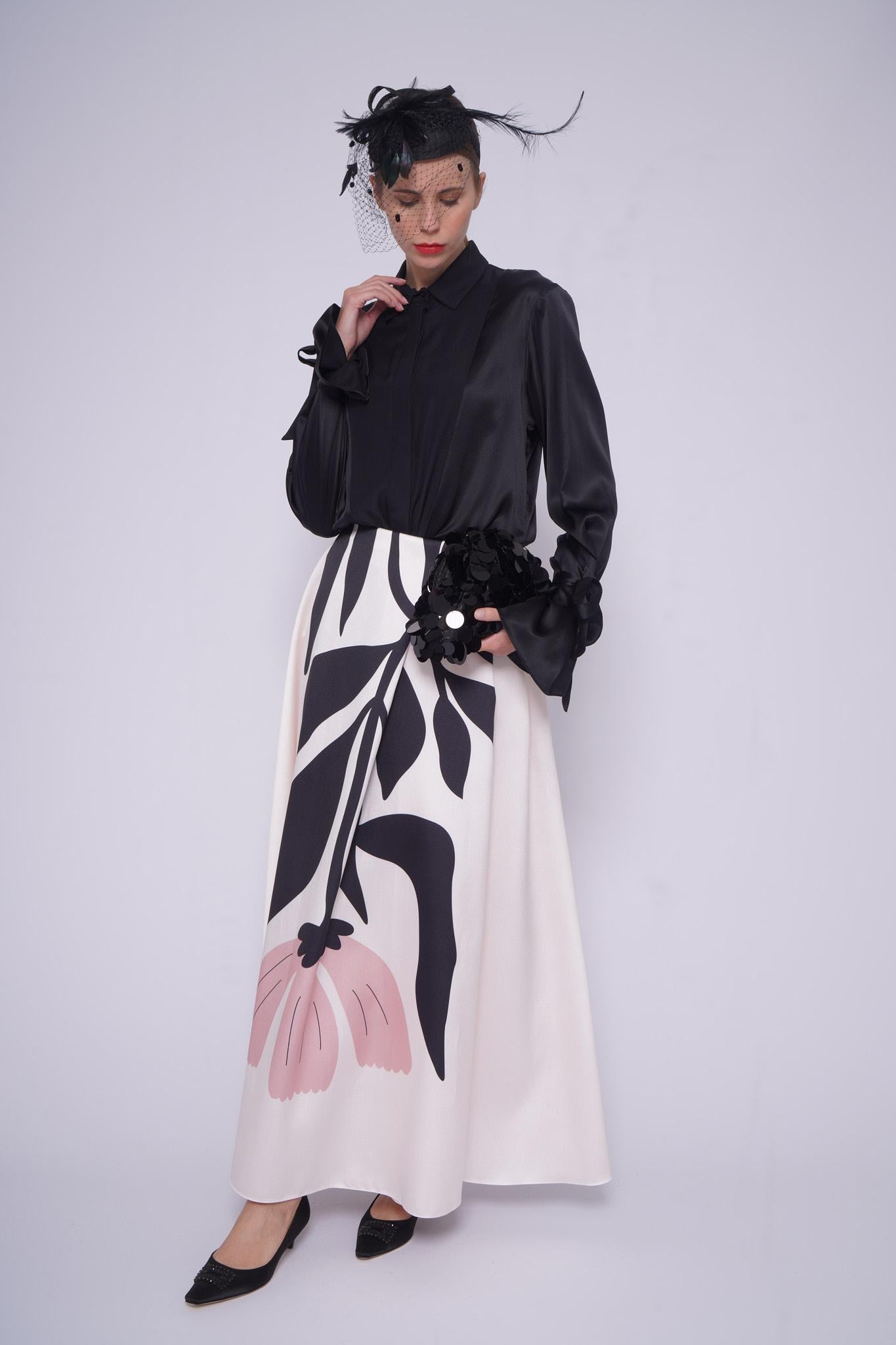 Camicia smoking CM000226NERO Sartoria 74