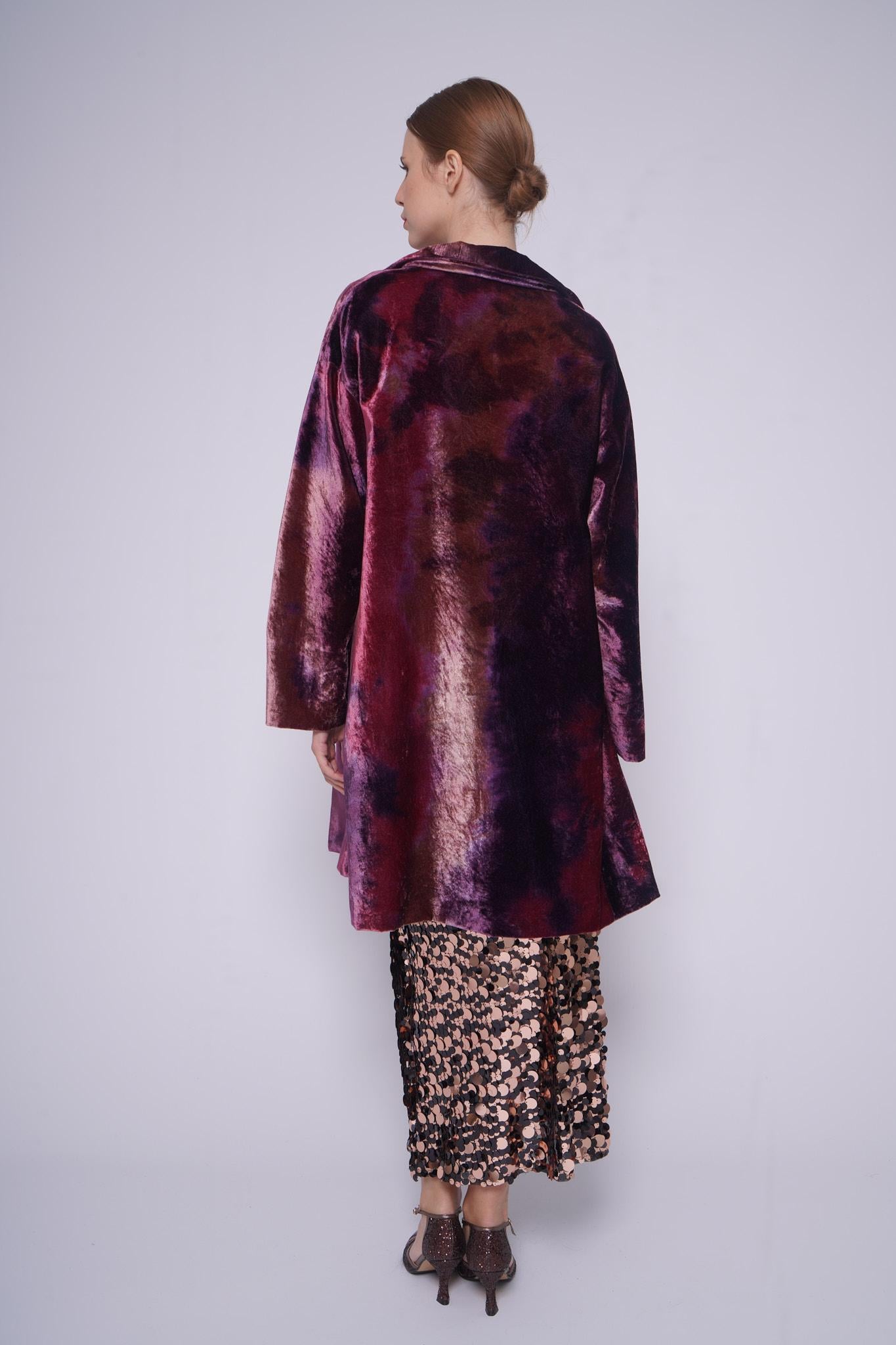 Spolverino velluto PAULVELLUTO VIOLA KILTIE