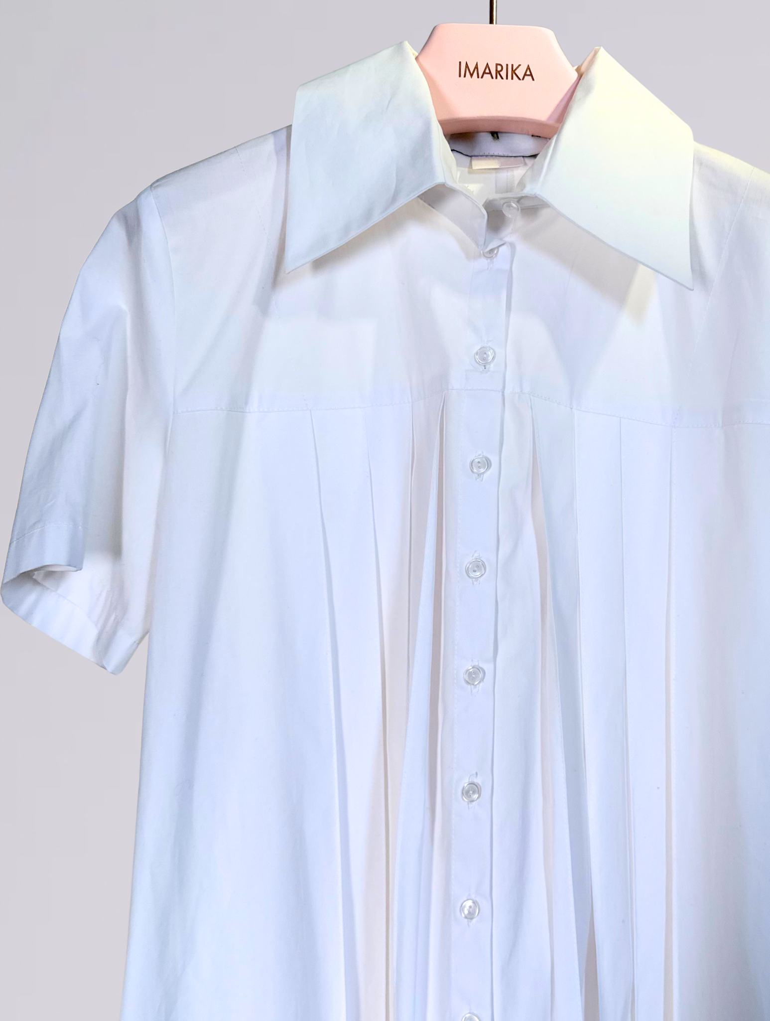 Abito camicia bianco