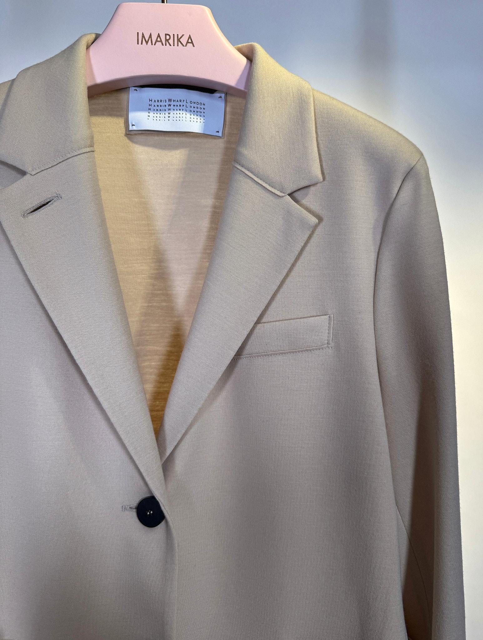 Blazer monopetto AL2220BEIGE Harris Wharf London