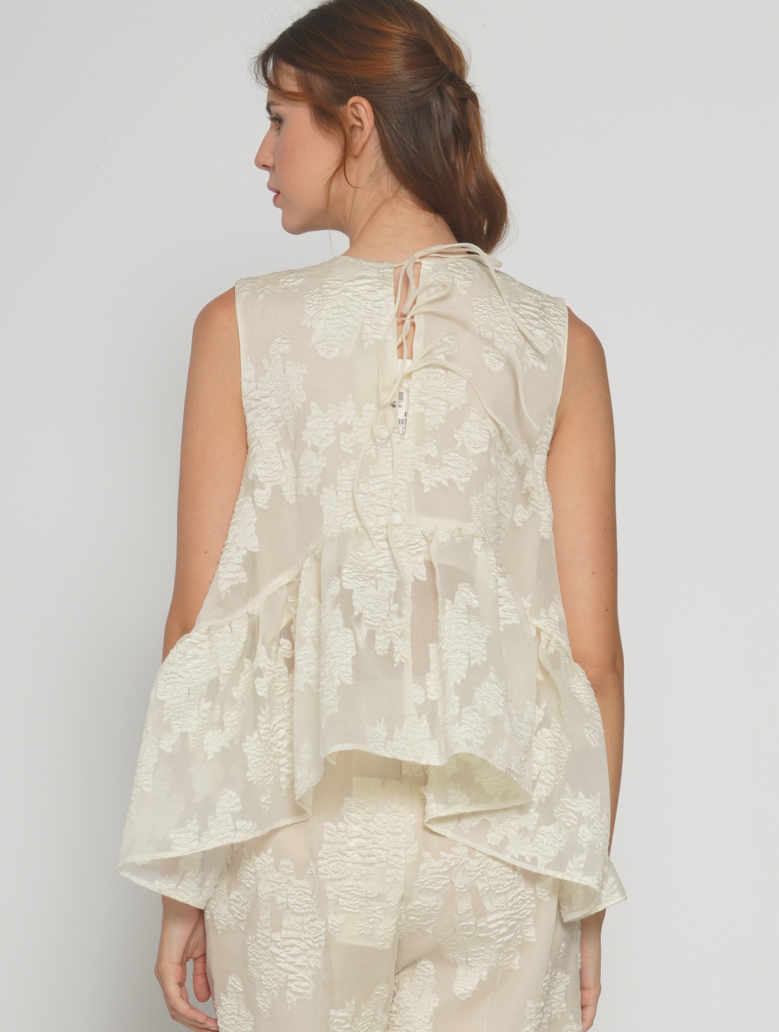 Top in jacquard