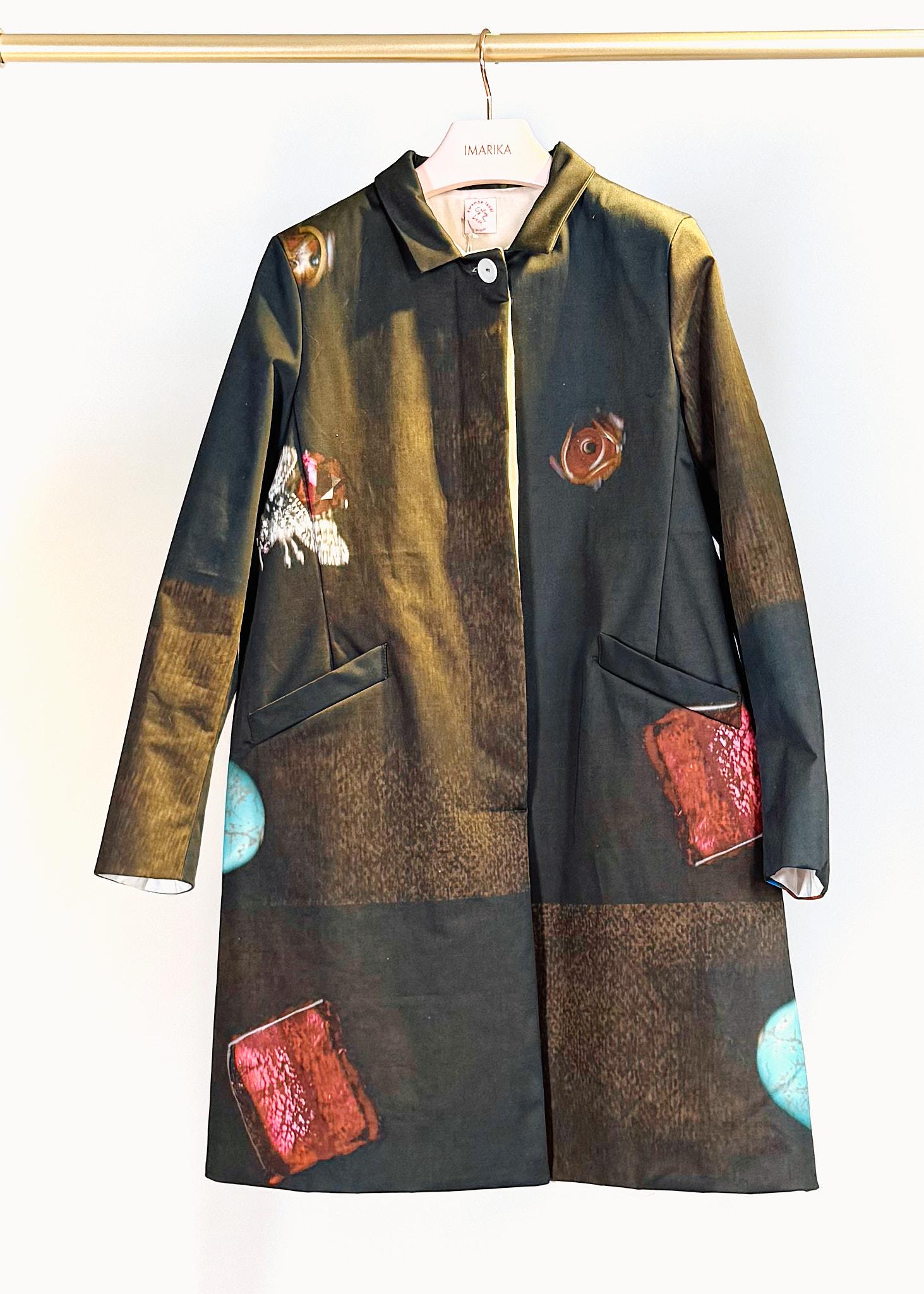 Cappotto imbottito C202GIOIELLI MULTI GRIGIO Colomba leddi